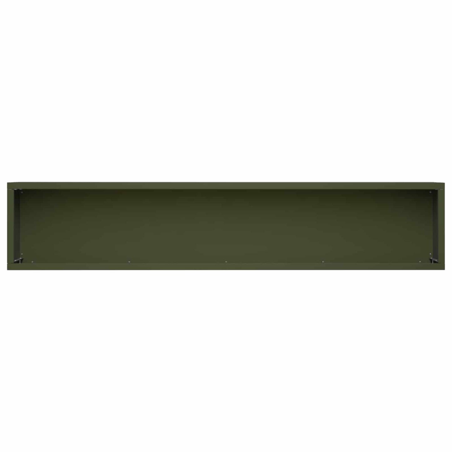 Kerti cserép Olajzöld 100 x 20 x 20 cm Hidegen hengerelt acél