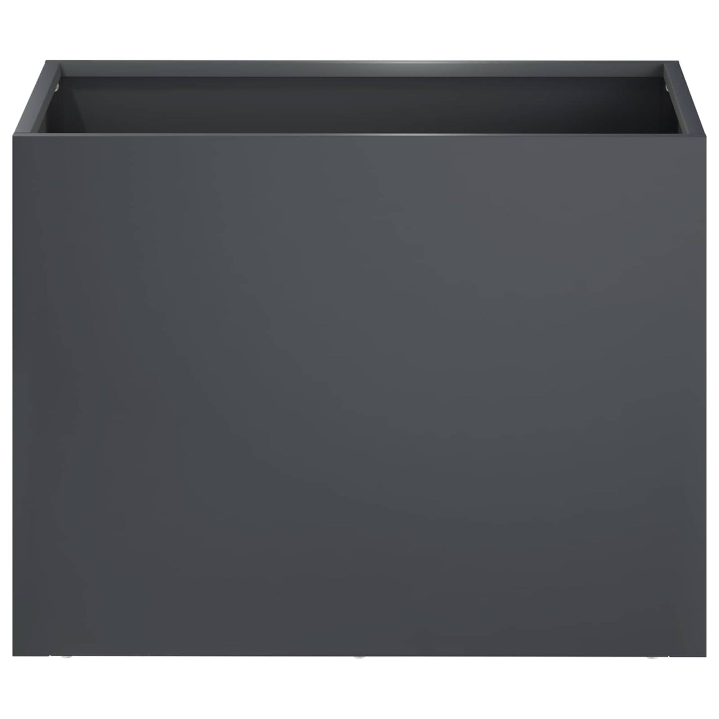 Kerti cserép 2 db Antracitszürke 40 x 30 x 30 cm