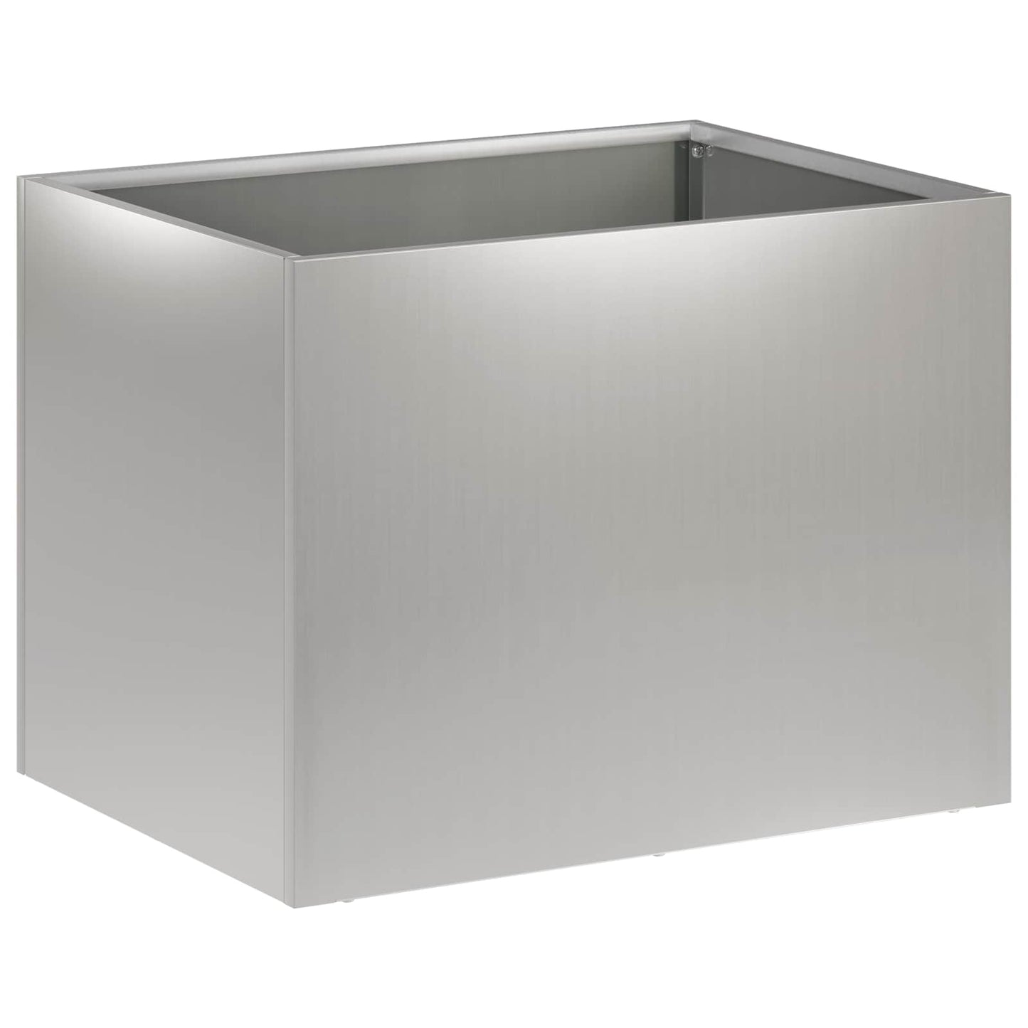 Kerti cserép 2 db Ezüst 40 x 30 x 30 cm Horganyzott Acél