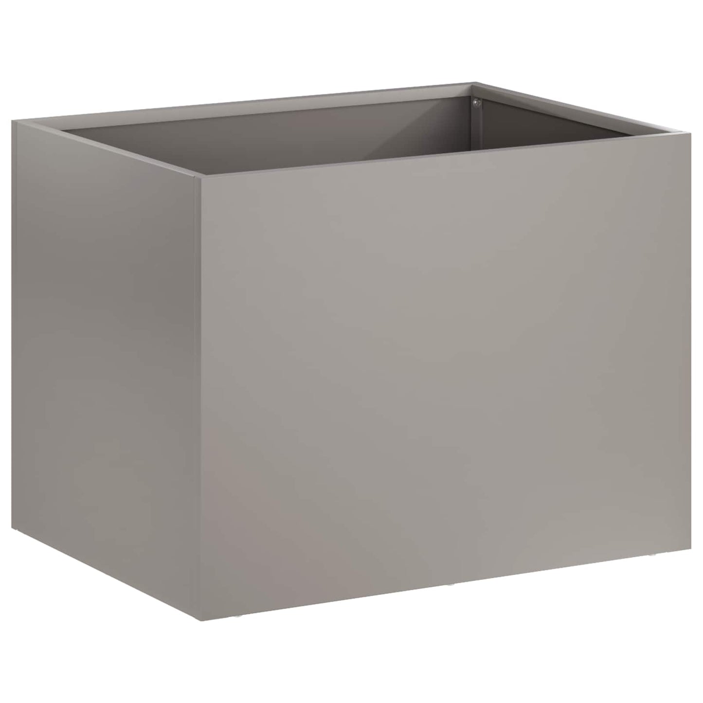 Kerti cserép 2 db Rozsdás 40 x 30 x 30 cm Időjárásálló Acél
