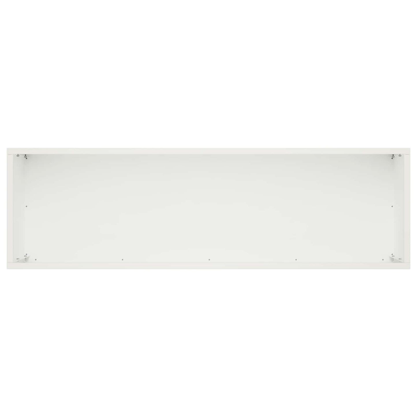 Kerti cserép 2 db Fehér 80 x 30 x 30 cm Hidegen hengerelt acél