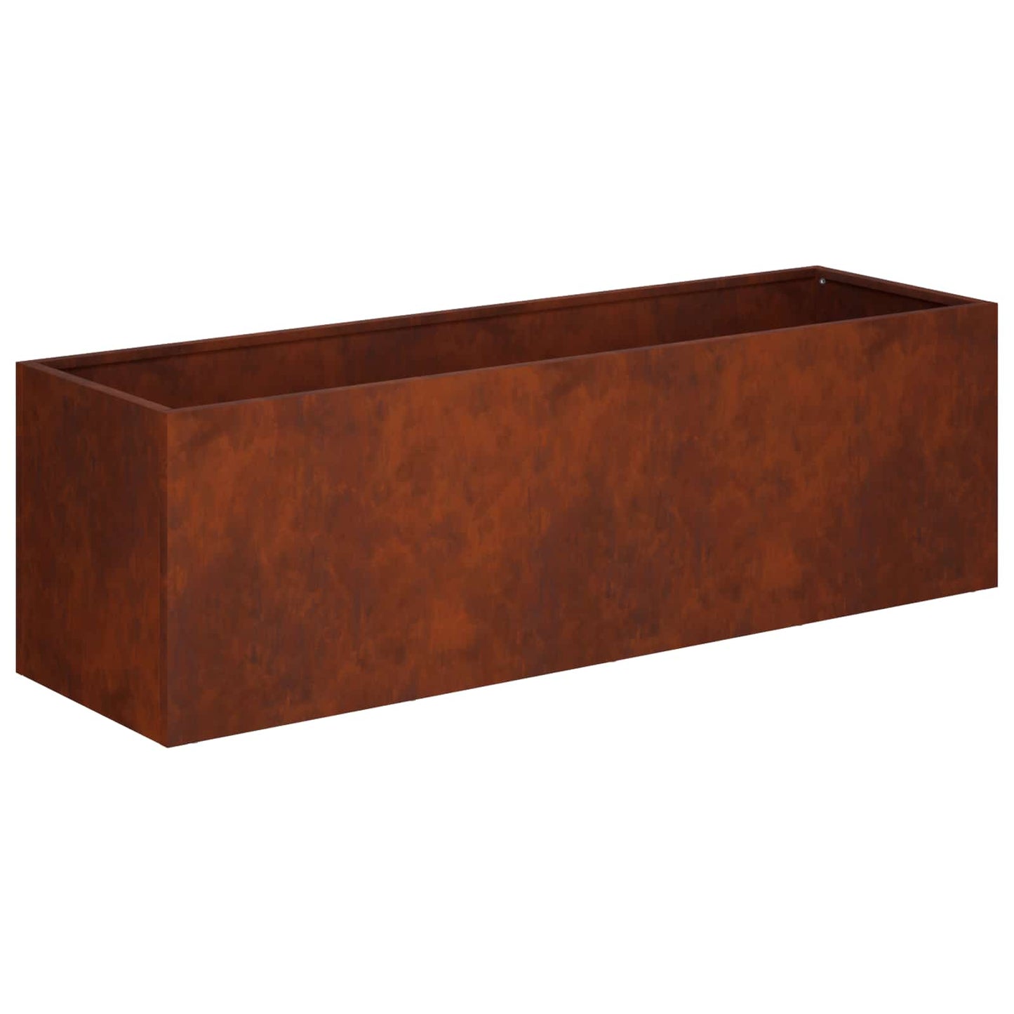 Kerti cserép Rozsdás 80 x 30 x 30 cm Időjárásálló Acél