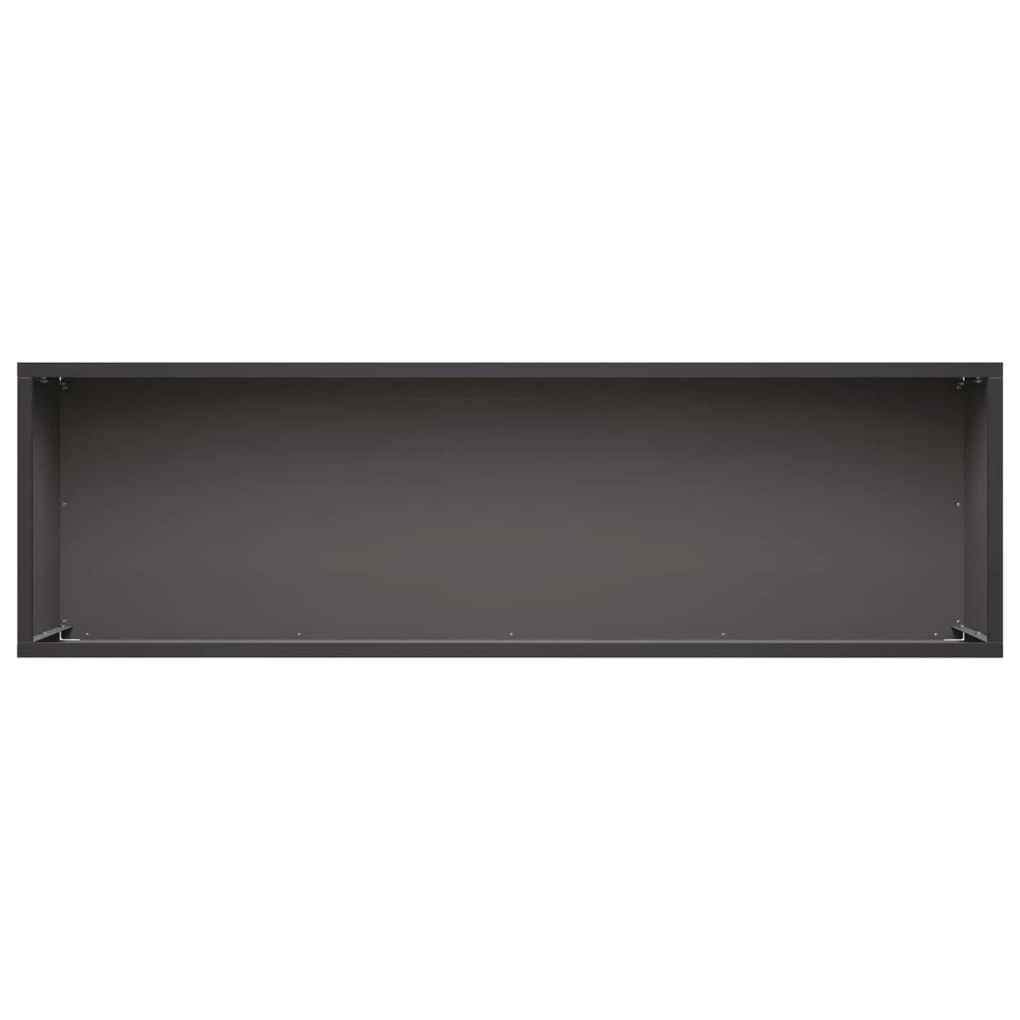 Kerti cserép Fekete 100 x 30 x 30 cm Hidegen hengerelt acél