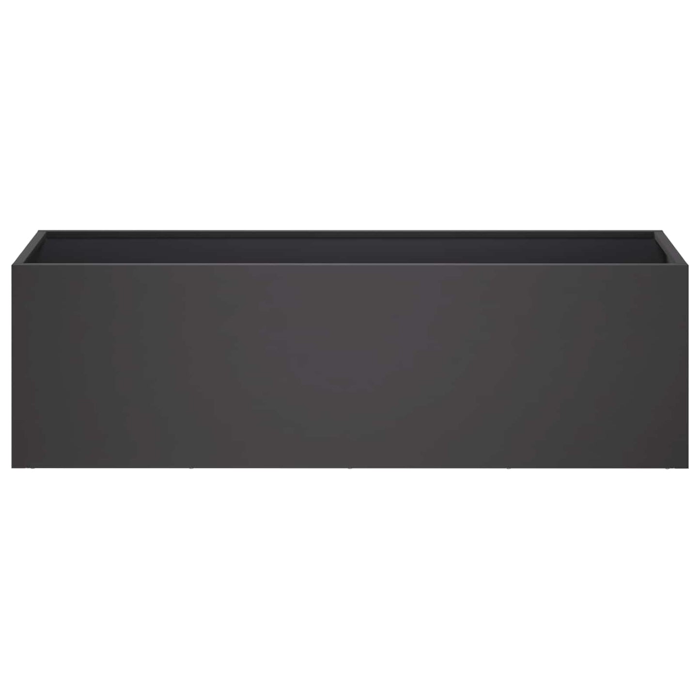 Kerti cserép 2 db Fekete 100 x 30 x 30 cm