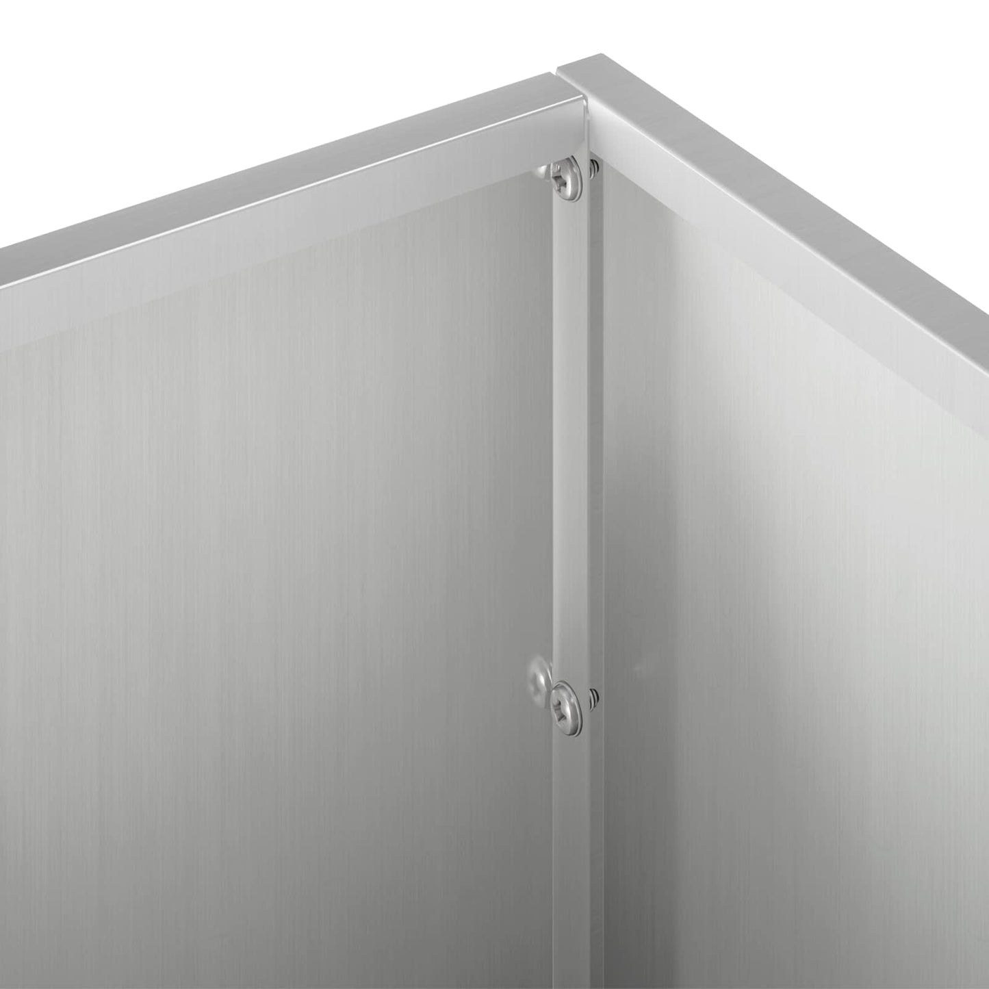 Kerti cserép 2 db Ezüst 100 x 30 x 30 cm Horganyzott Acél