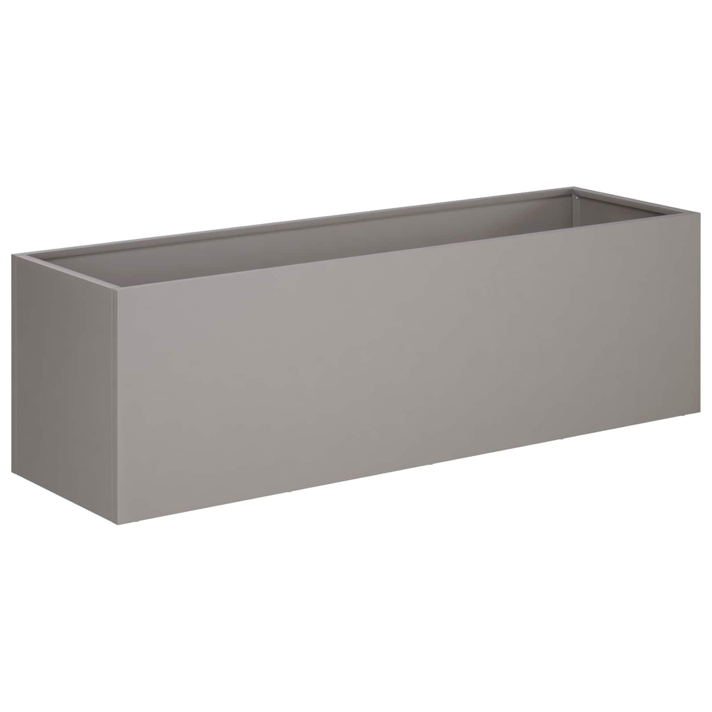 Kerti cserép Rozsdás 100 x 30 x 30 cm Időjárásálló Acél