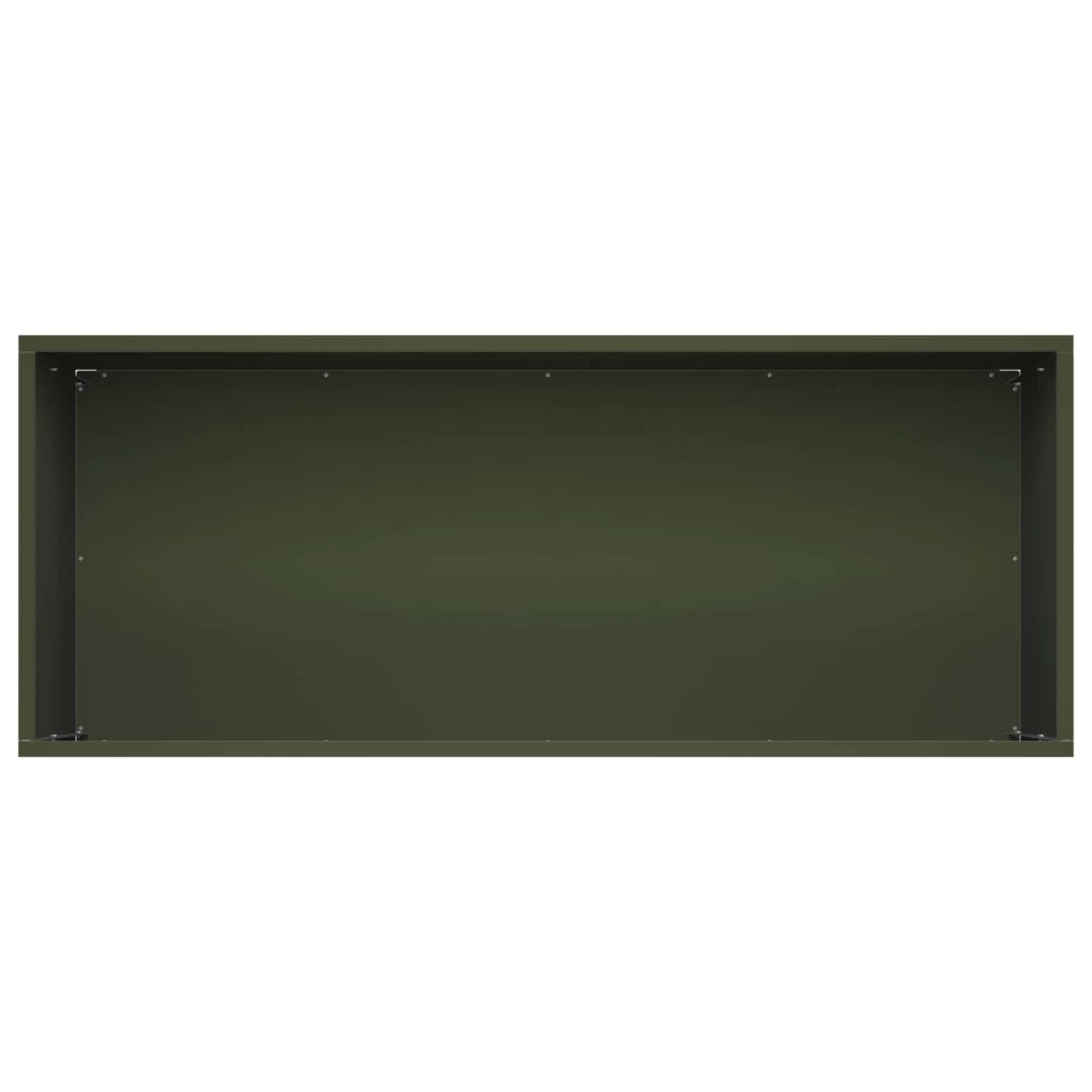 Kerti cserép Olajzöld 100 x 40 x 40 cm Hidegen hengerelt acél
