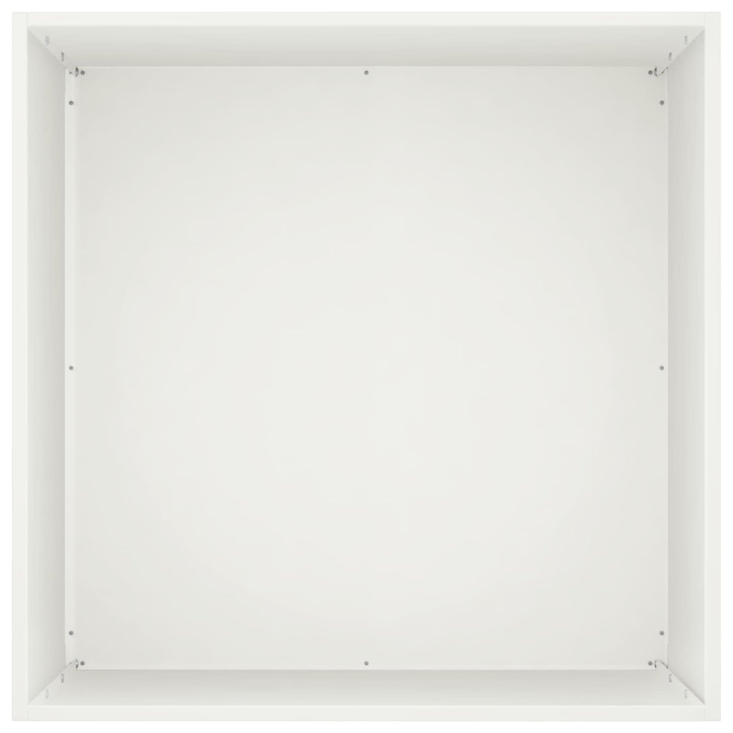 Kerti cserép Fehér 40 x 40 x 75 cm Hidegen hengerelt acél
