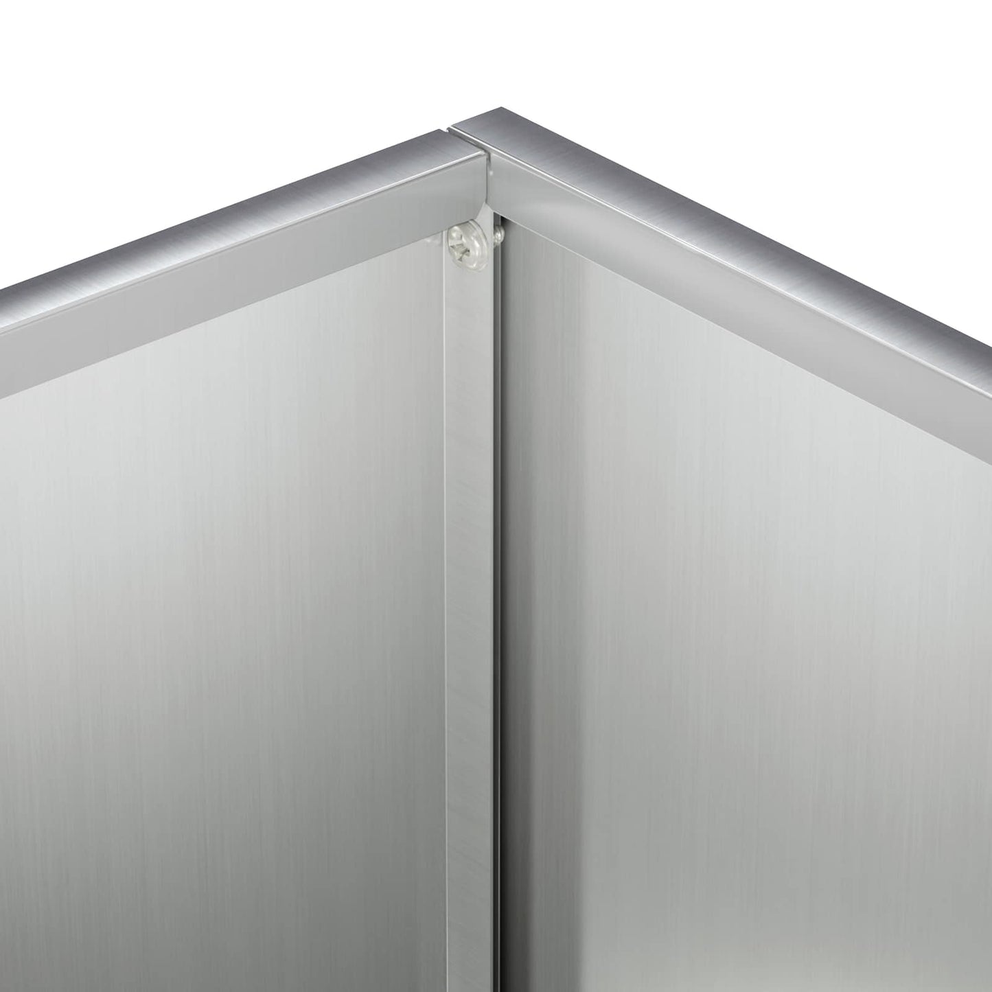 Kerti cserép 2 db Ezüst 40 x 20 x 75 cm Horganyzott Acél