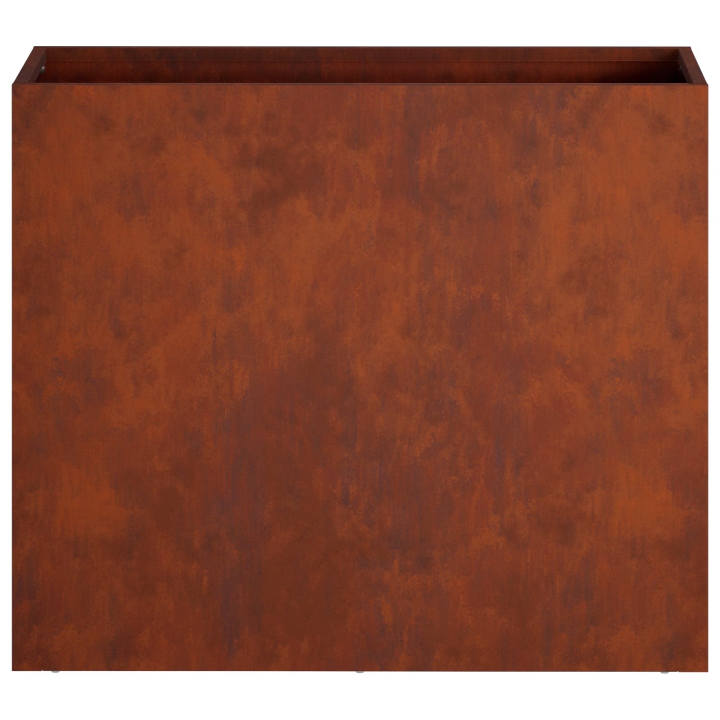 Kerti cserép Rozsdás 50 x 20 x 40 cm Időjárásálló Acél