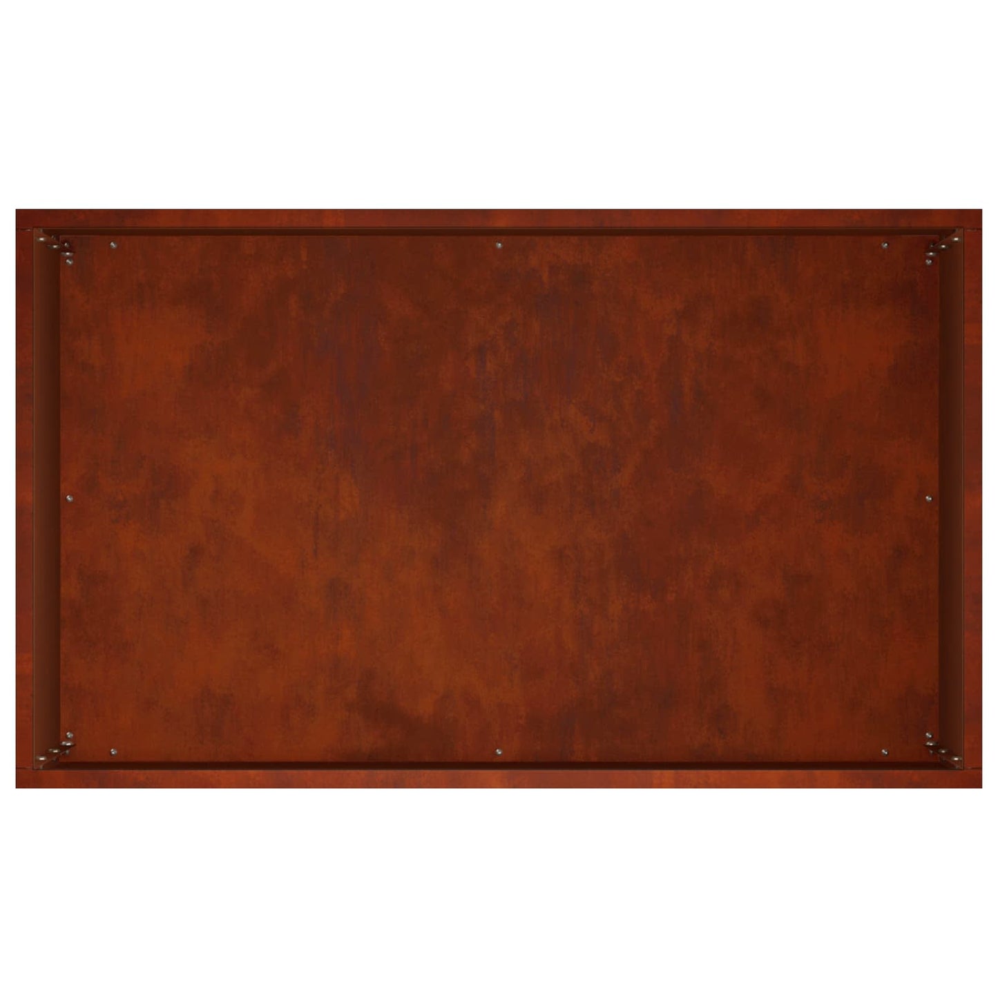 Kerti cserép Rozsdás 50 x 30 x 40 cm Időjárásálló Acél