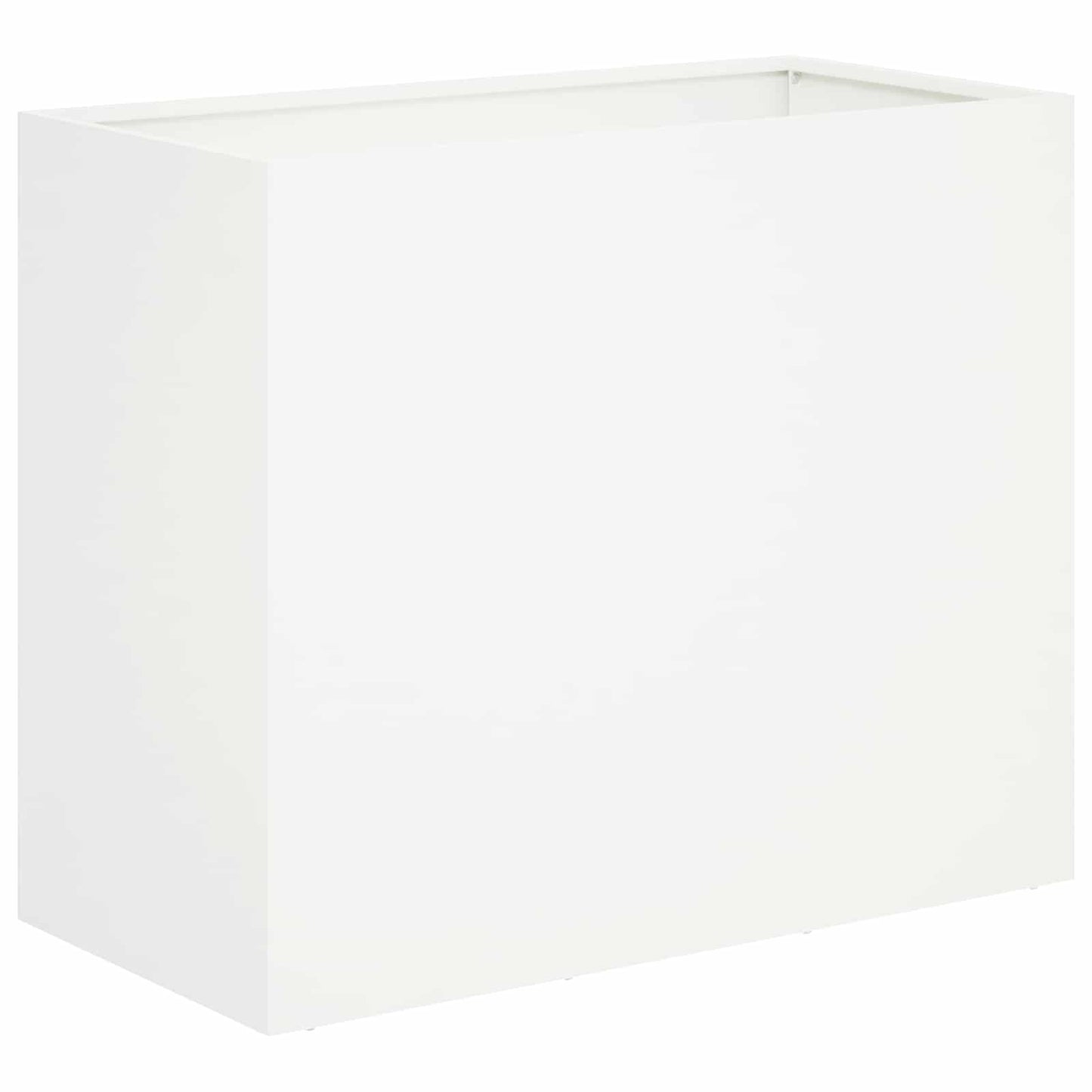 Kerti cserép Fehér 60 x 30 x 50 cm Hidegen hengerelt acél