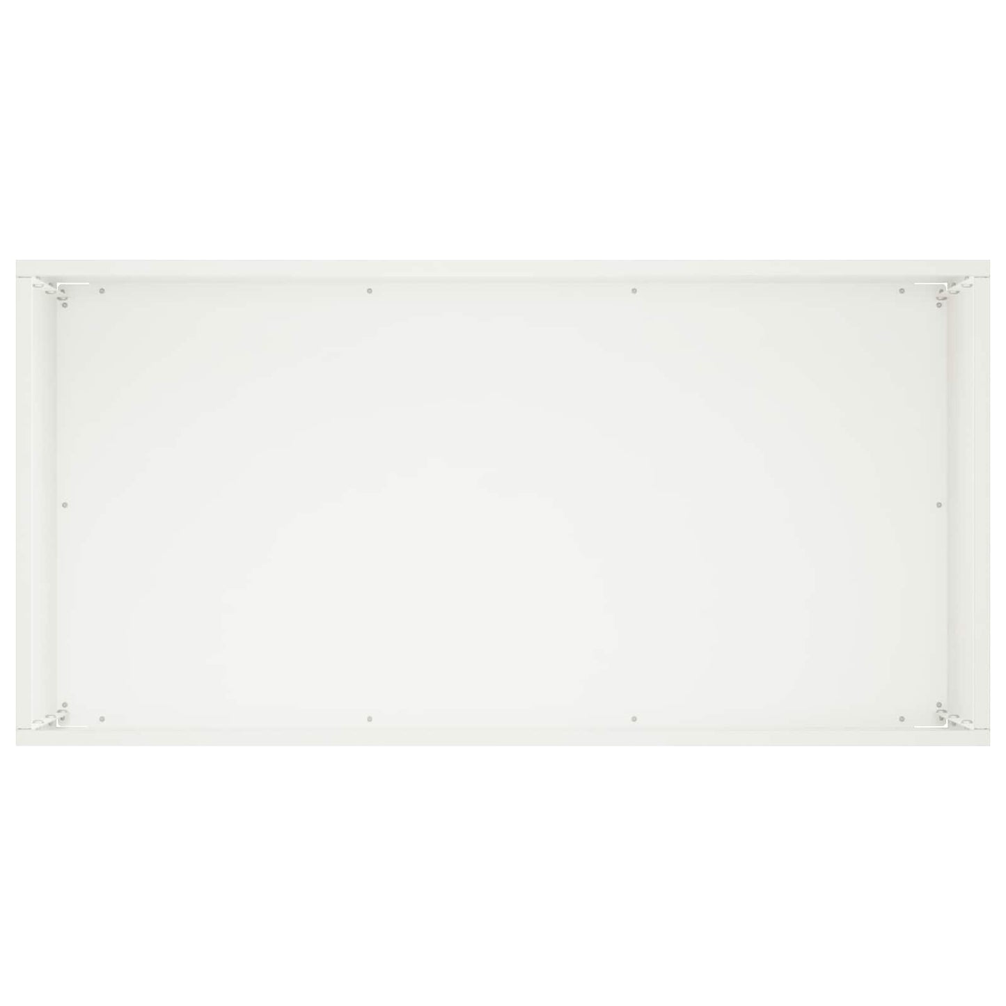 Kerti cserép 2 db Fehér 60 x 30 x 50 cm Hidegen hengerelt acél