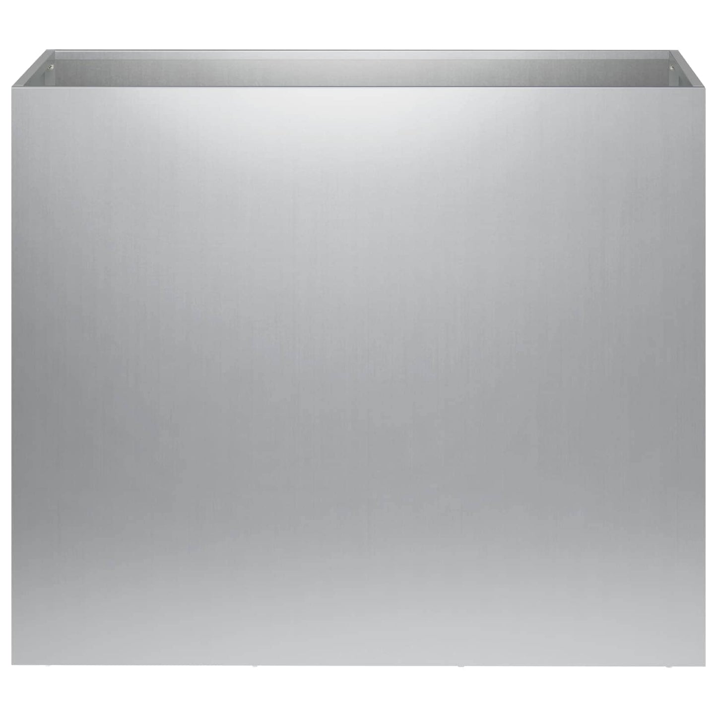 Kerti cserép 2 db Ezüst 60 x 30 x 50 cm Horganyzott Acél