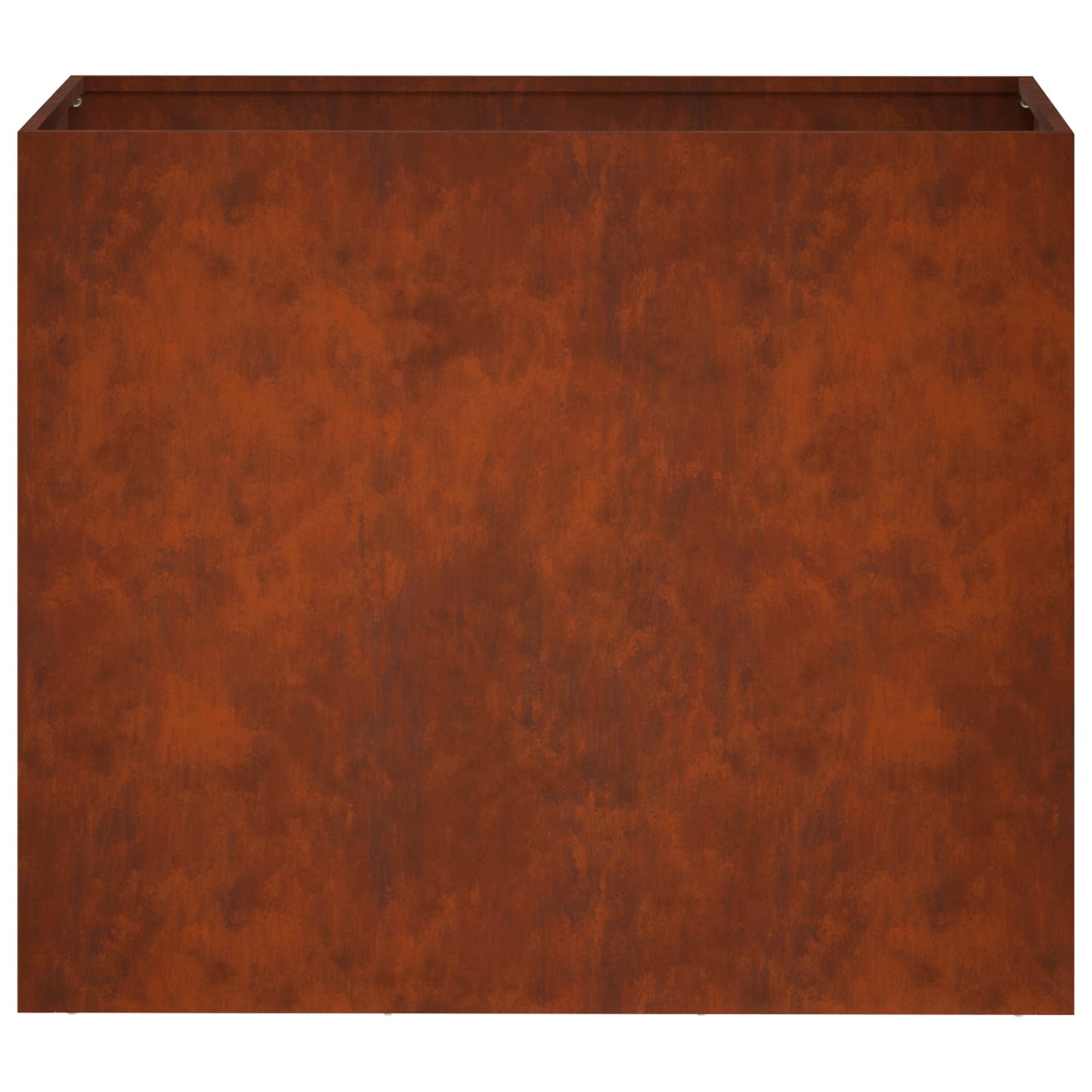 Kerti cserép 2 db Rozsdás 60 x 30 x 50 cm Időjárásálló Acél