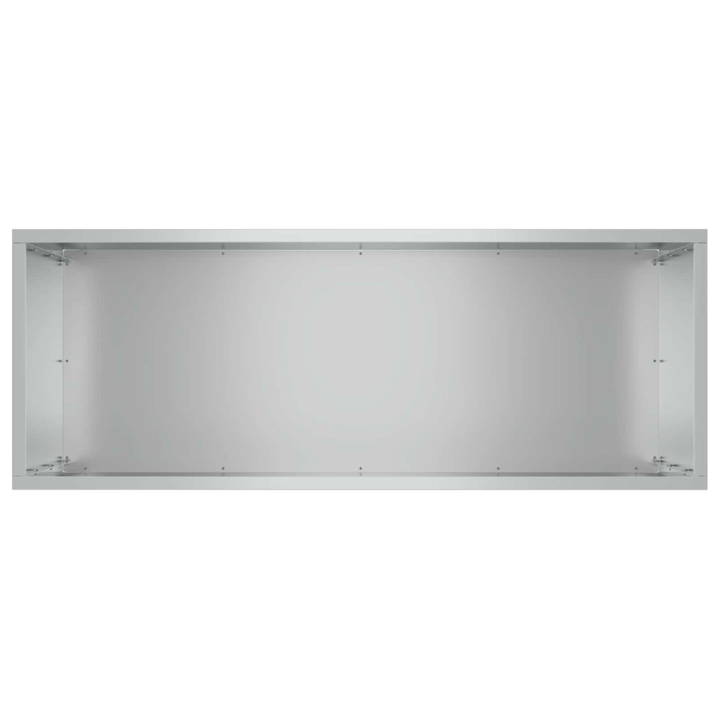 Kerti cserép 2 db Ezüst 80 x 30 x 40 cm Horganyzott Acél