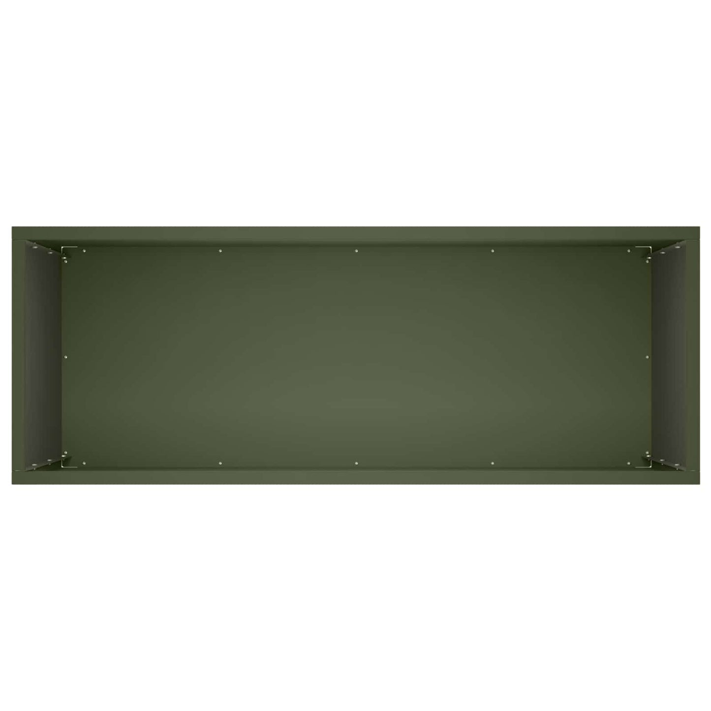 Kerti cserép 2 db Olajzöld 80 x 30 x 50 cm