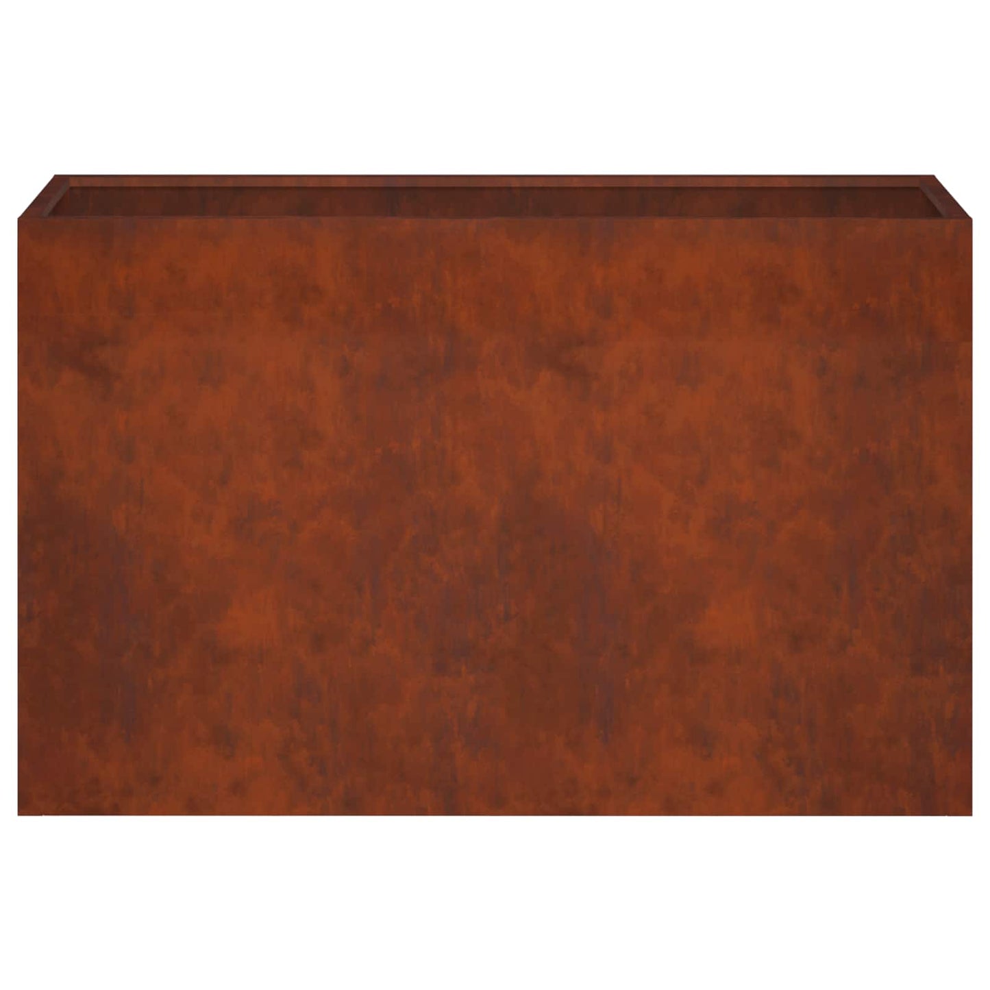 Kerti cserép Rozsdás 80 x 30 x 50 cm Időjárásálló Acél
