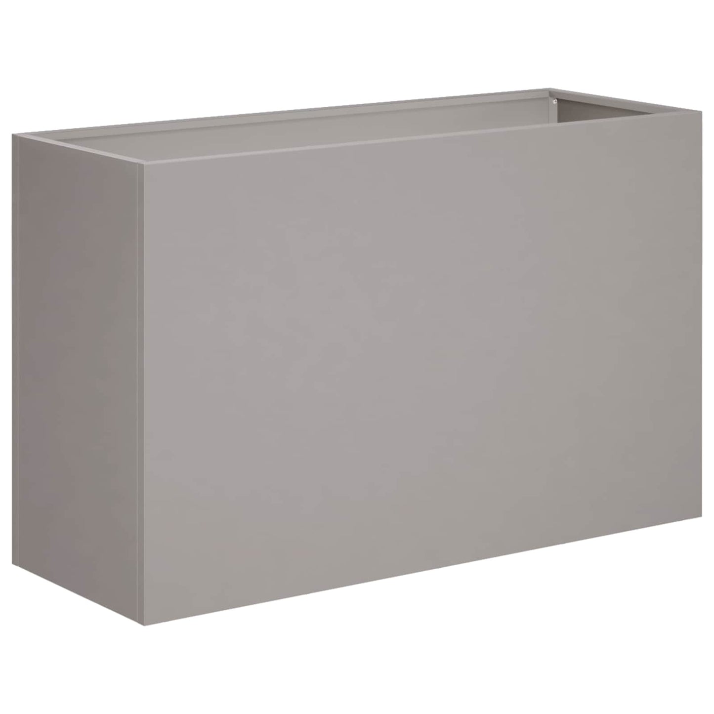 Kerti cserép 2 db Rozsdás 80 x 30 x 50 cm Időjárásálló Acél