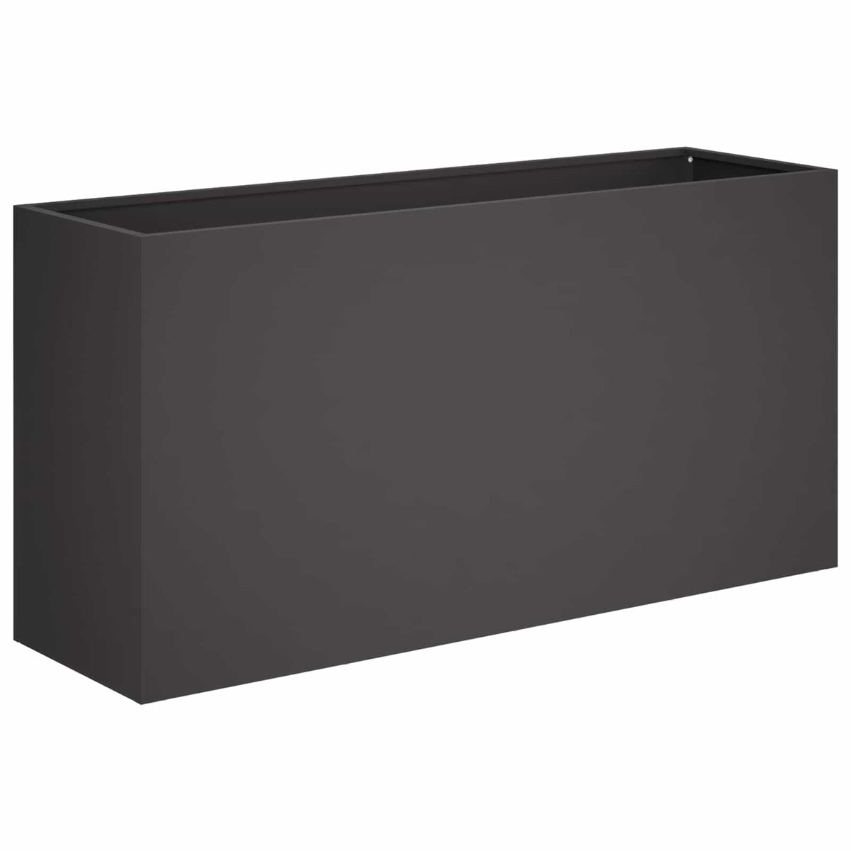 Kerti cserép 2 db Fekete 100 x 30 x 50 cm