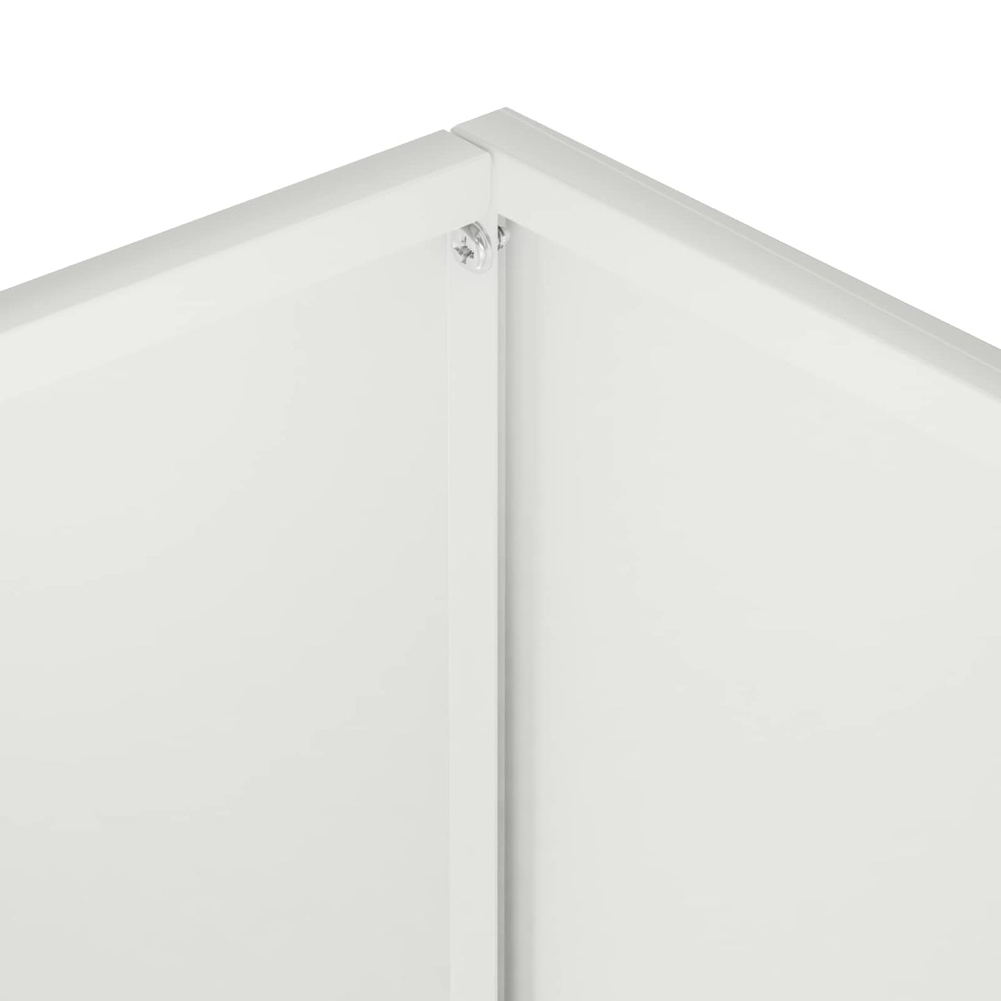Kerti cserép 2 db Fehér 60 x 40 x 40 cm Hidegen hengerelt acél
