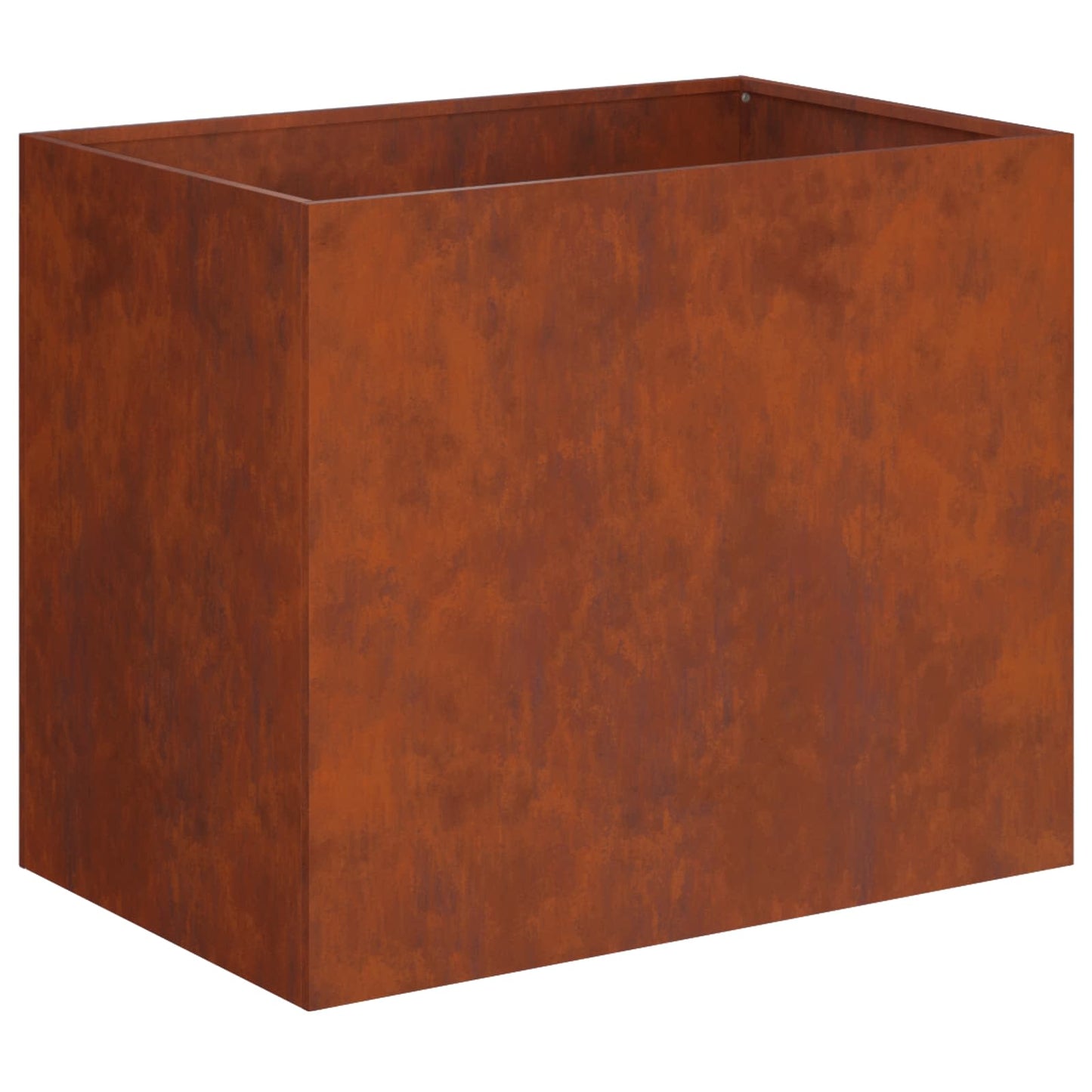 Kerti cserép 2 db Rozsdás 60 x 40 x 50 cm Időjárásálló Acél