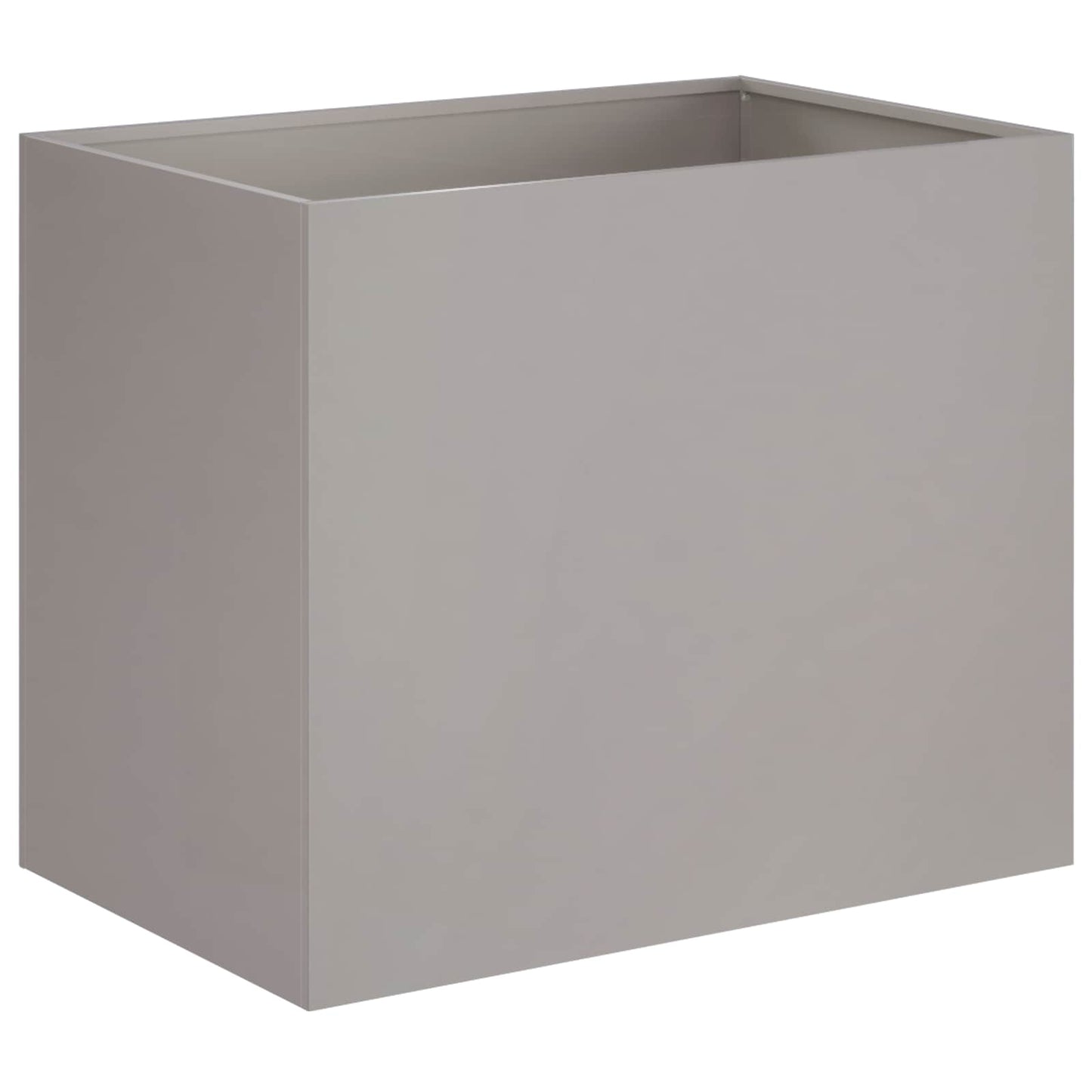 Kerti cserép 2 db Rozsdás 60 x 40 x 50 cm Időjárásálló Acél