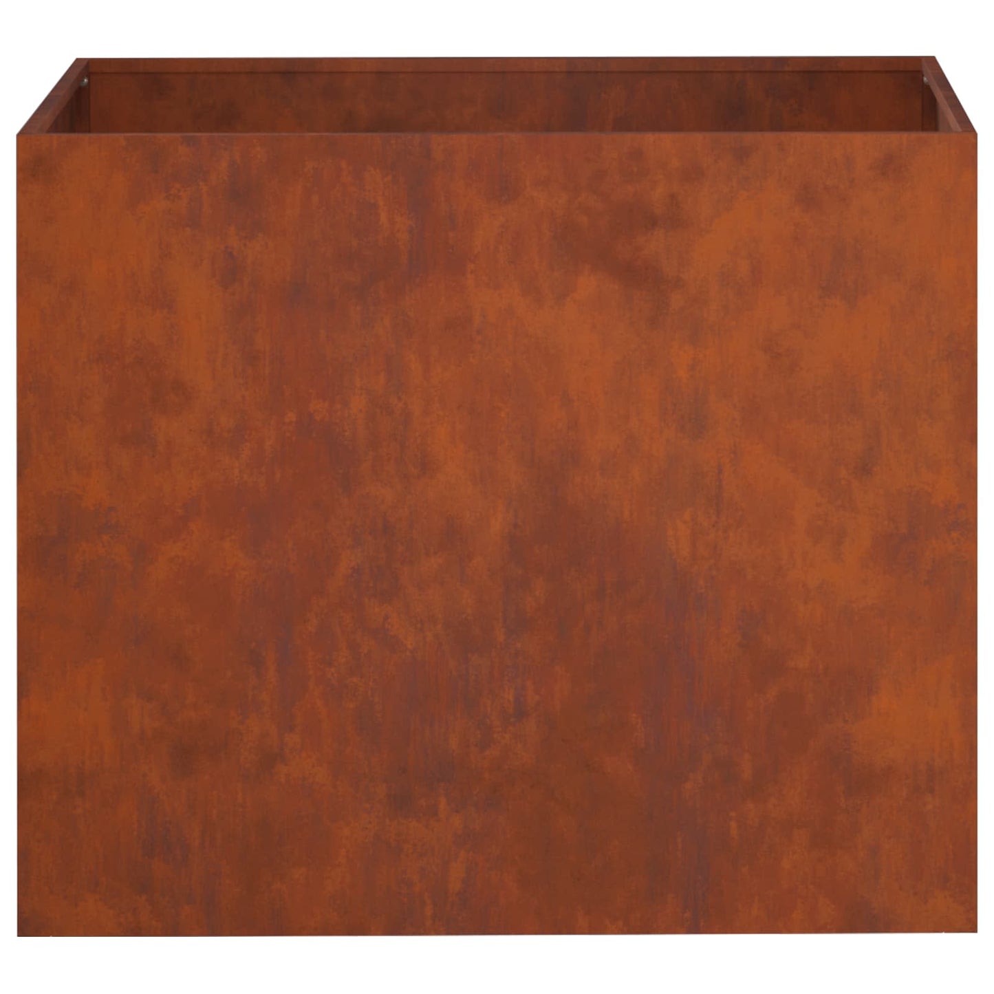 Kerti cserép 2 db Rozsdás 60 x 40 x 50 cm Időjárásálló Acél