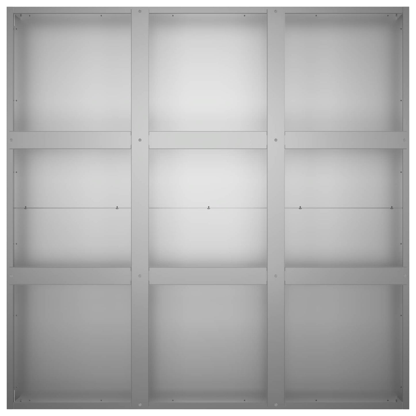 Kerti cserép Ezüst 100 x 100 x 30 cm Horganyzott Acél