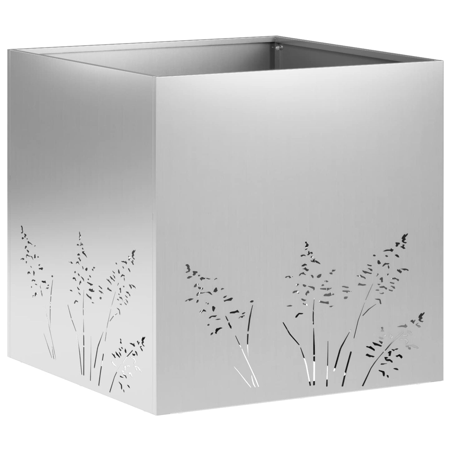 Kerti cserép Ezüst 50 x 50 x 49 cm Horganyzott Acél