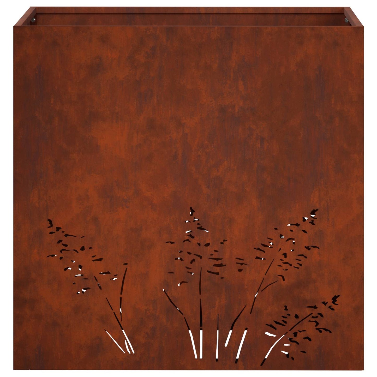 Kerti cserép 2 db Rozsdás 50 x 30 x 49 cm Időjárásálló Acél