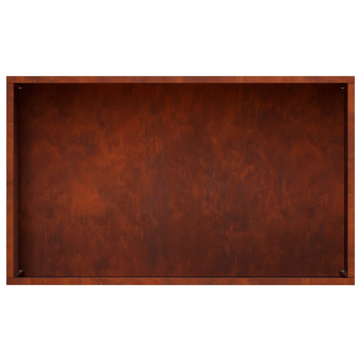 Kerti cserép 2 db Rozsdás 50 x 30 x 49 cm Időjárásálló Acél
