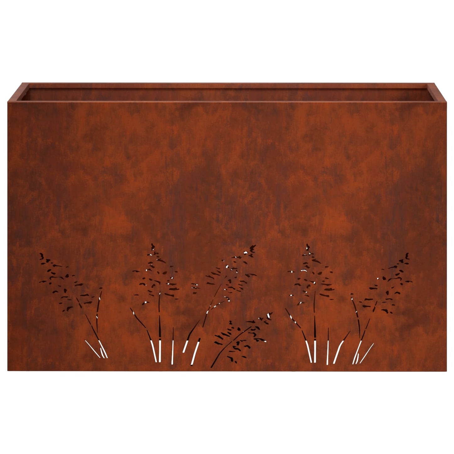 Kerti cserép Rozsdás 80 x 20 x 49 cm Időjárásálló Acél