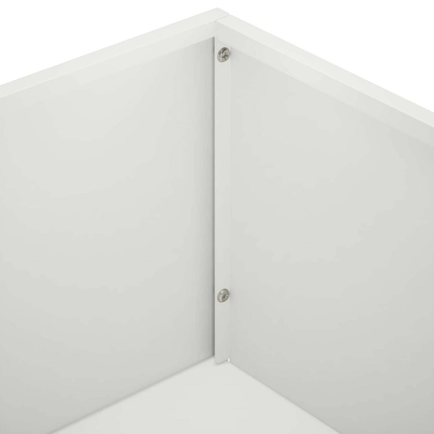 Kerti cserép Fehér 80 x 30 x 49 cm Hidegen hengerelt acél