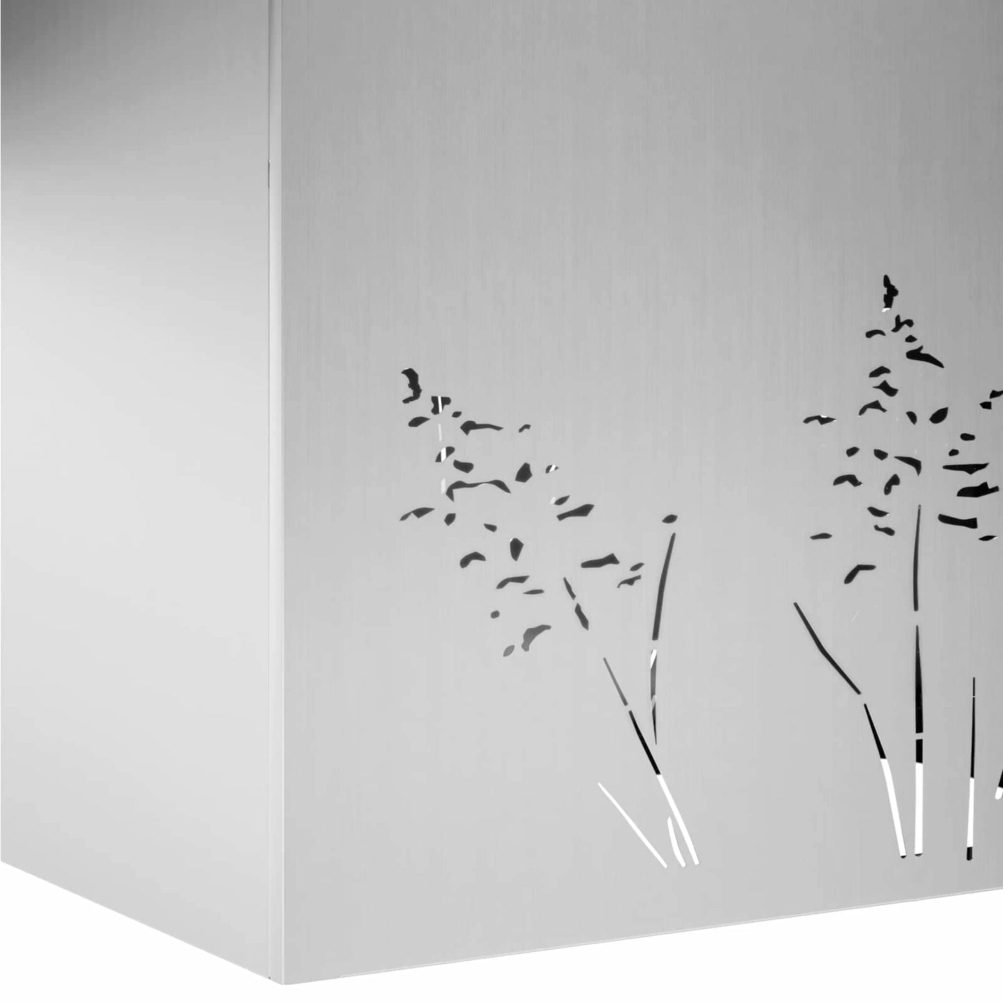 Kerti cserép 2 db Ezüst 80 x 30 x 49 cm Horganyzott Acél