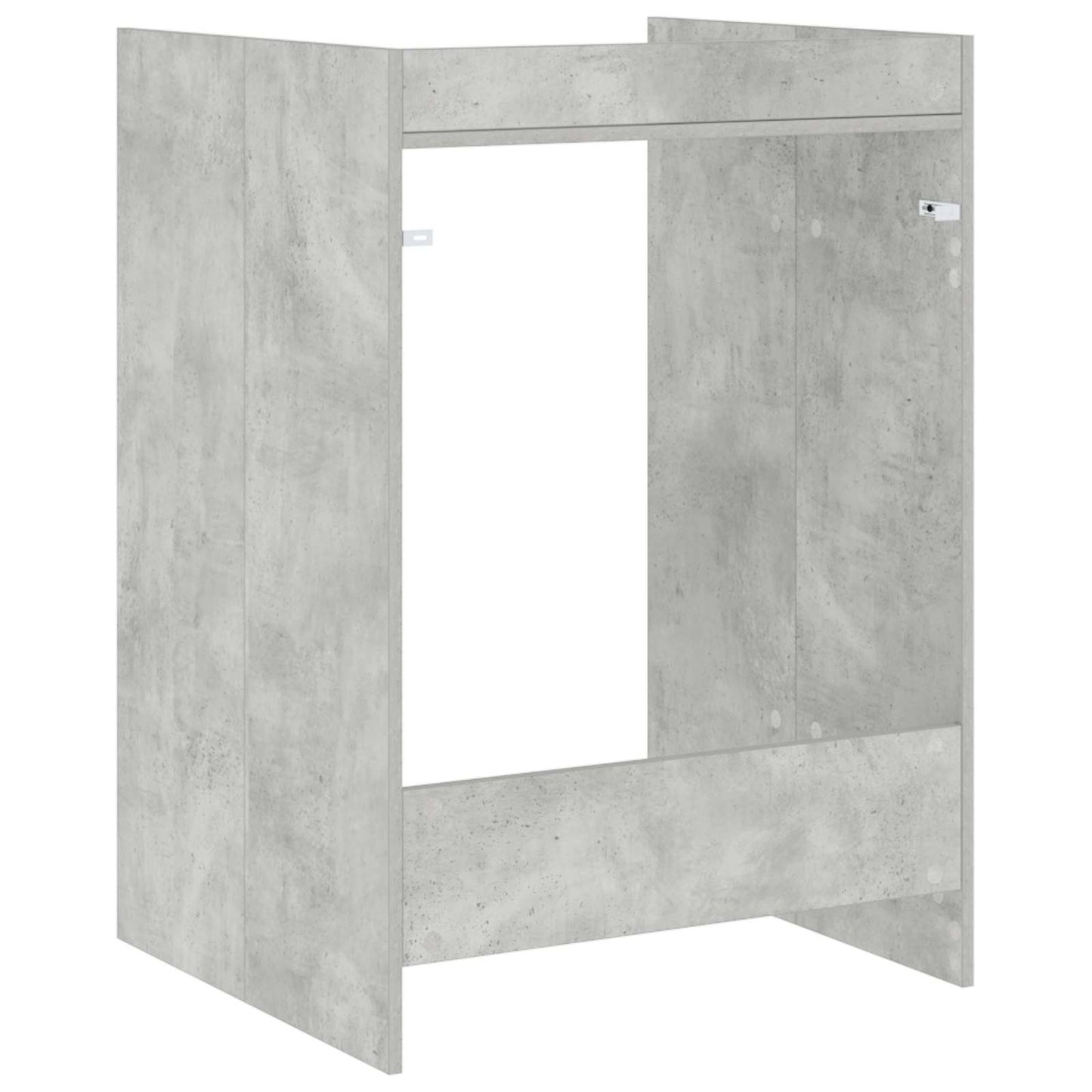 Mosógép Szekrény tárolóval Beton 67,5 x 62 x 97 cm Szerelt fa