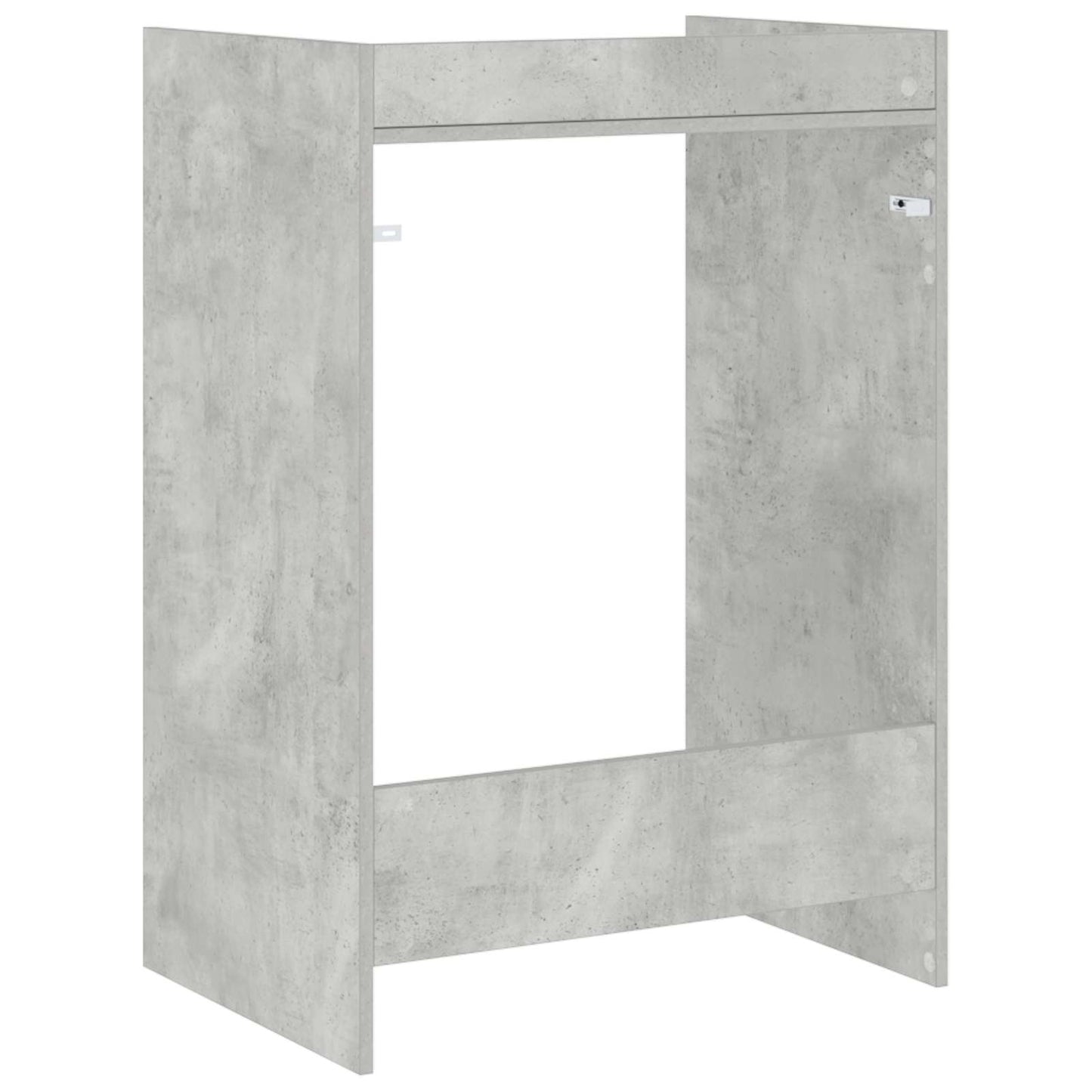 Mosógép Szekrény tárolóval Beton 67,5 x 48 x 97 cm Szerelt fa