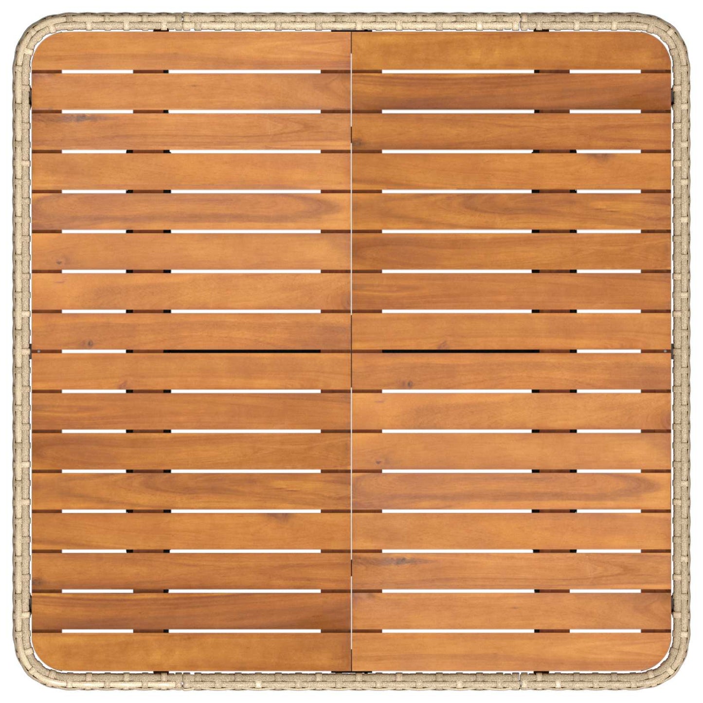 Bútor szettek 7 db Beige és Világosszürke PE Rattan