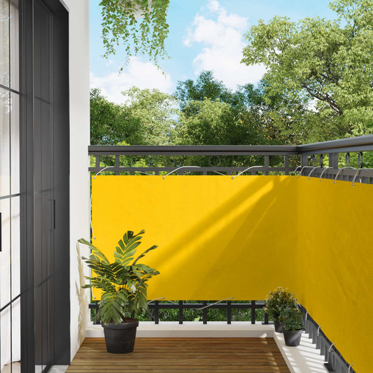 Erkély Szúnyogháló Sárga 90 x 200 cm PU bevonatos oxford alu