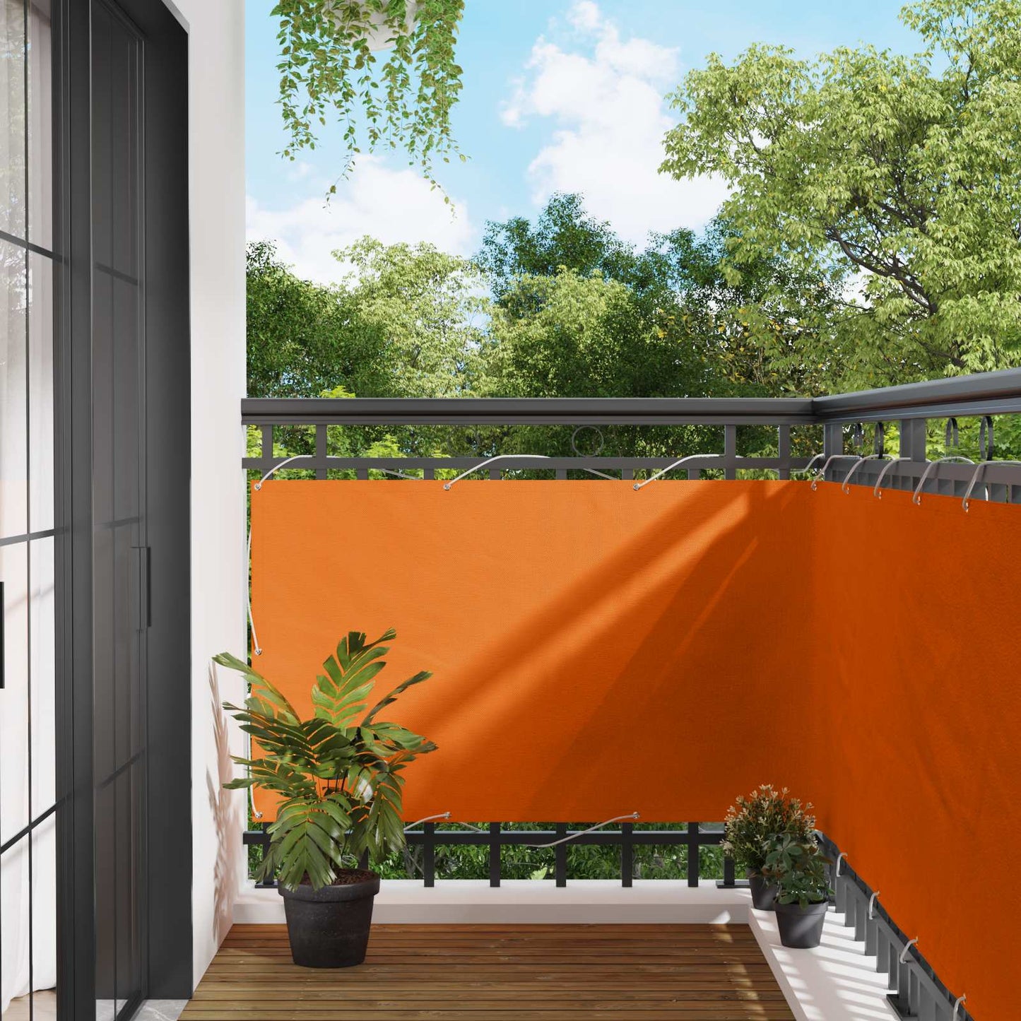 Erkély Szúnyogháló Narancssárga 100 x 800 cm Oxford Szövet