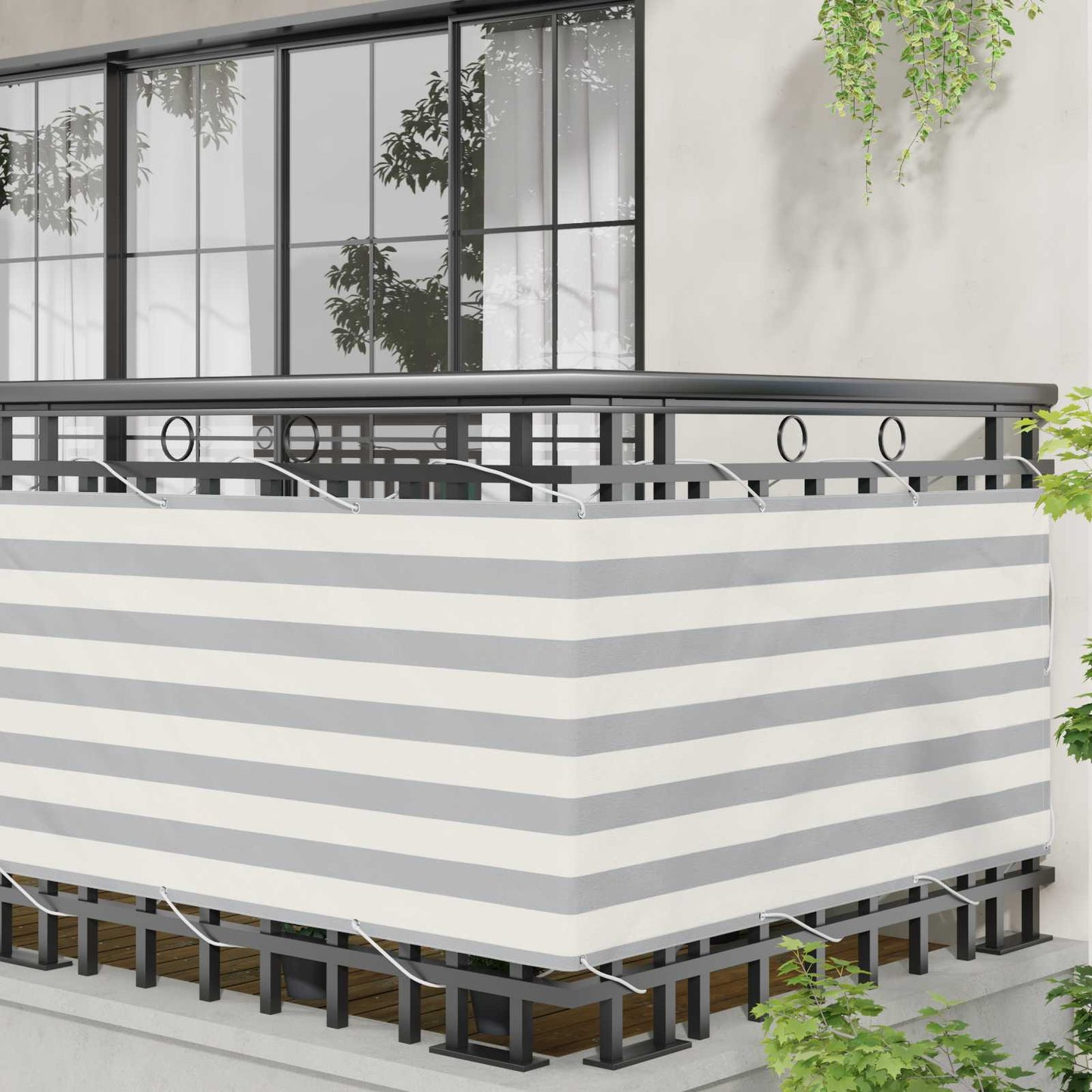 Erkély Szúnyogháló 75 x 300 cm PU bevonatos oxford alu