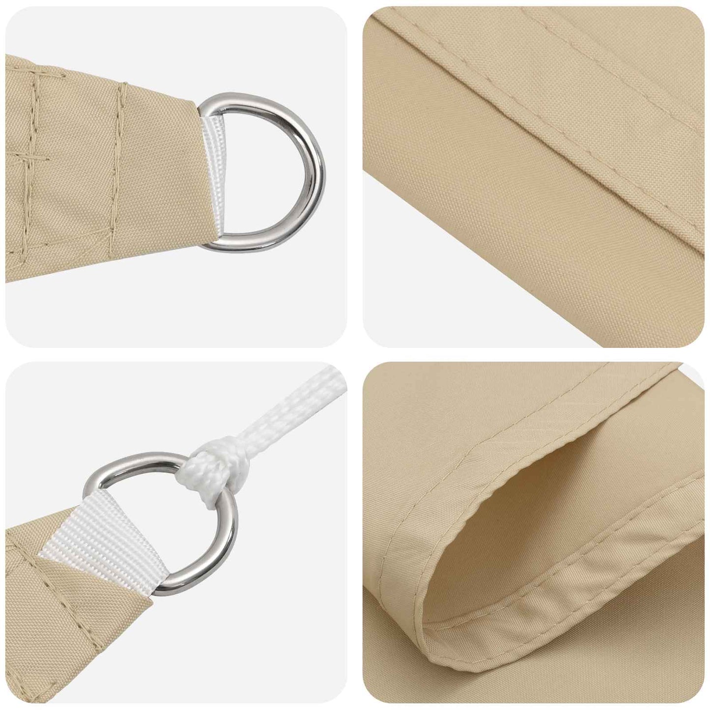 Napernyő vitorla 6 x 2 m PU bevonatú oxford