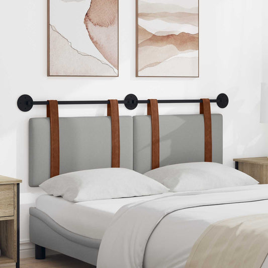 Fali Fejtámla Egyszínű Felhőszürke 130 x 55 x 5 cm Antik PU