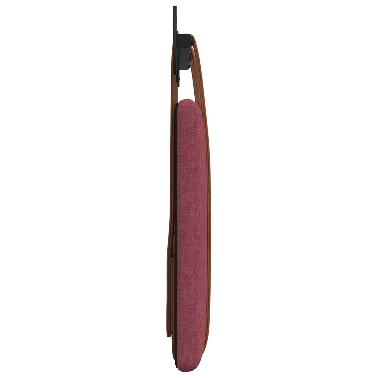 Fali Fejtámla Falra szerelhető Bordó 130 x 55 x 5 cm Antik PU