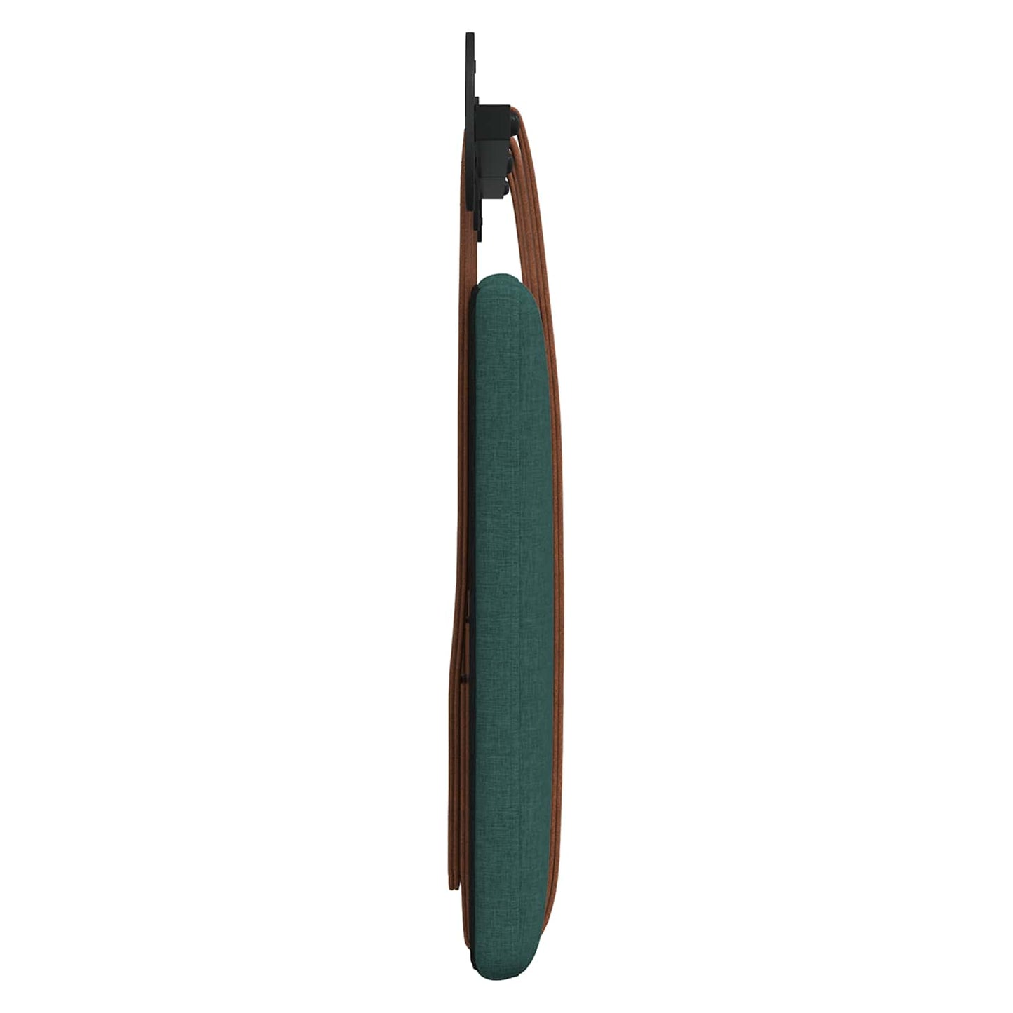 Fali Fejtámla Egyszínű Sötétzöld 130 x 55 x 5 cm Antik PU