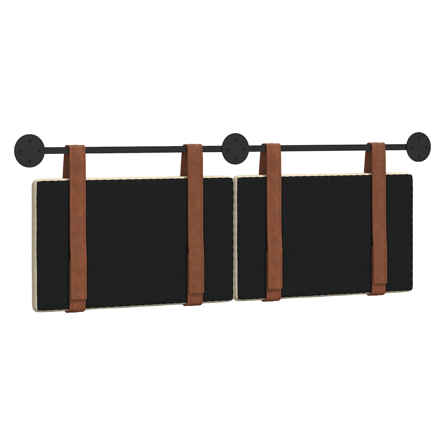 Fali Fejtámla Falra szerelhető Krém 130 x 55 x 5 cm Antik PU