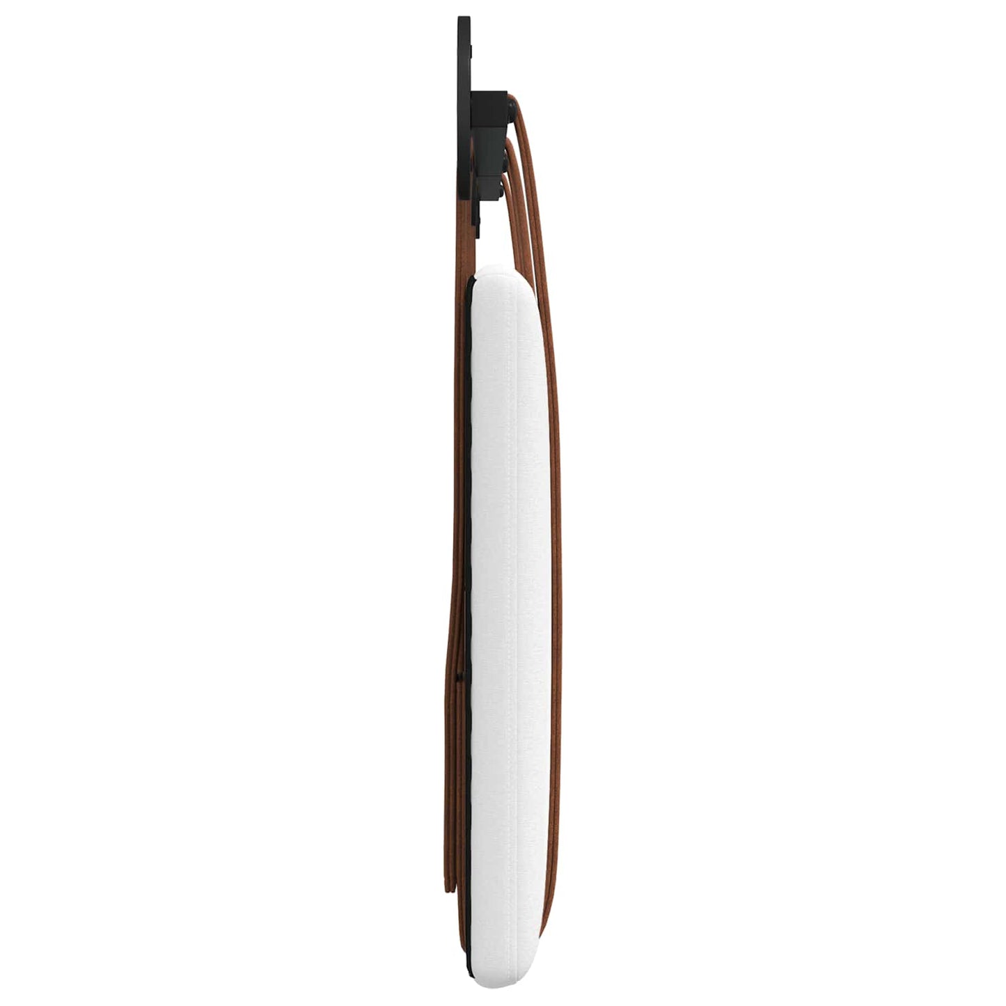 Fali Fejtámla Falra szerelhető Fehér 190 x 55 x 5 cm Antik PU