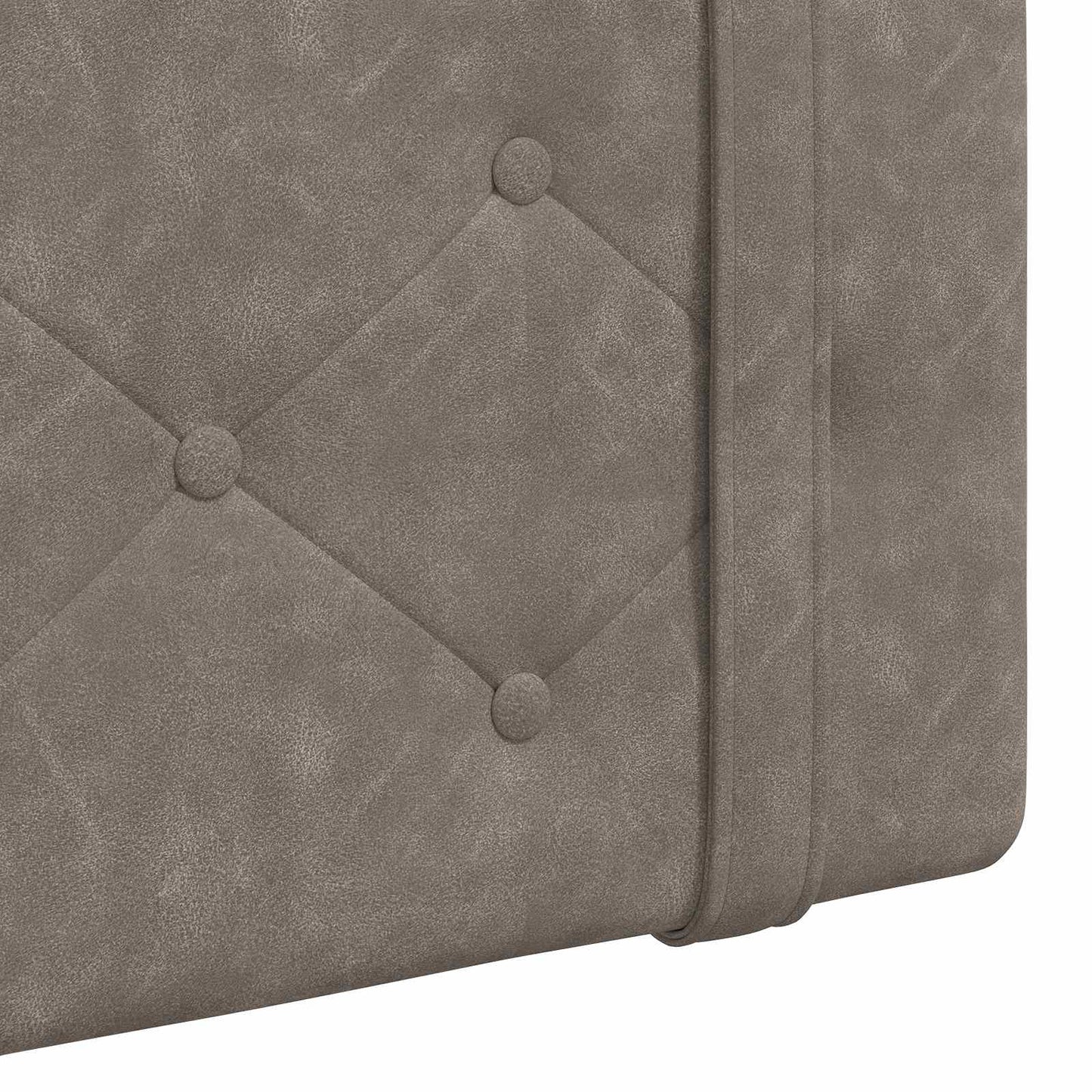 Függesztett ágyfej Szürke Antik PU