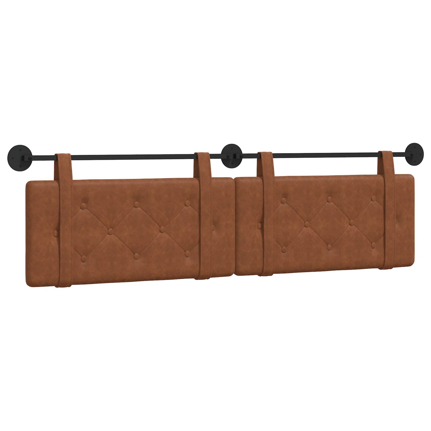 Függesztett ágyfej Barna Antik PU