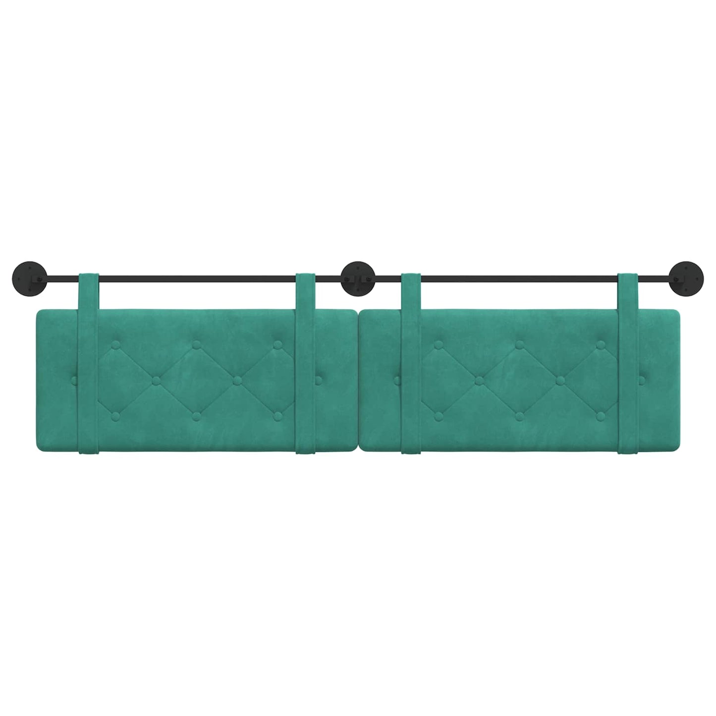 Függesztett ágyfej Türkiz Bársony